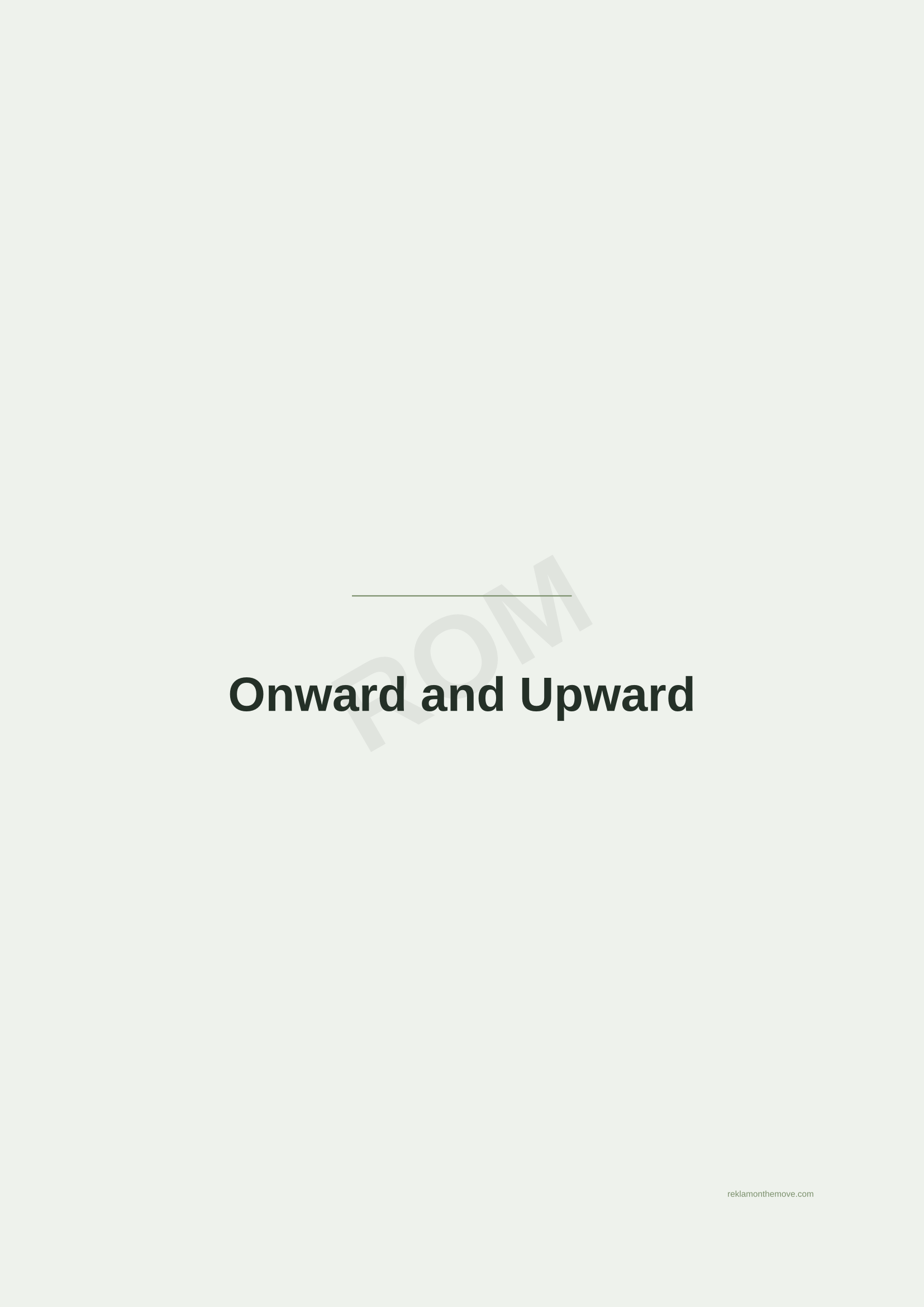 Onward and Upward · Adaçayı — ROM dijital ürün önizlemesi (filigranlı)