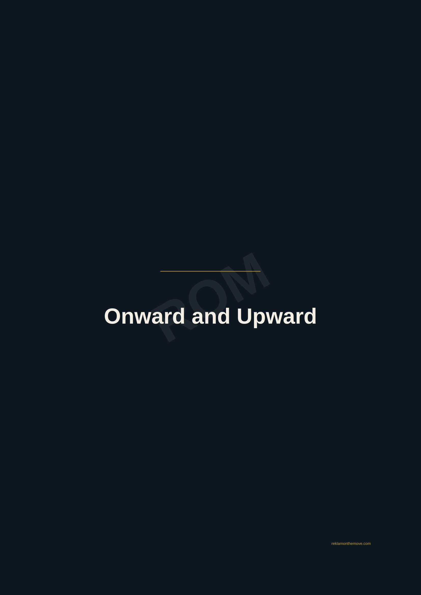 Onward and Upward · Gece — ROM dijital ürün önizlemesi (filigranlı)