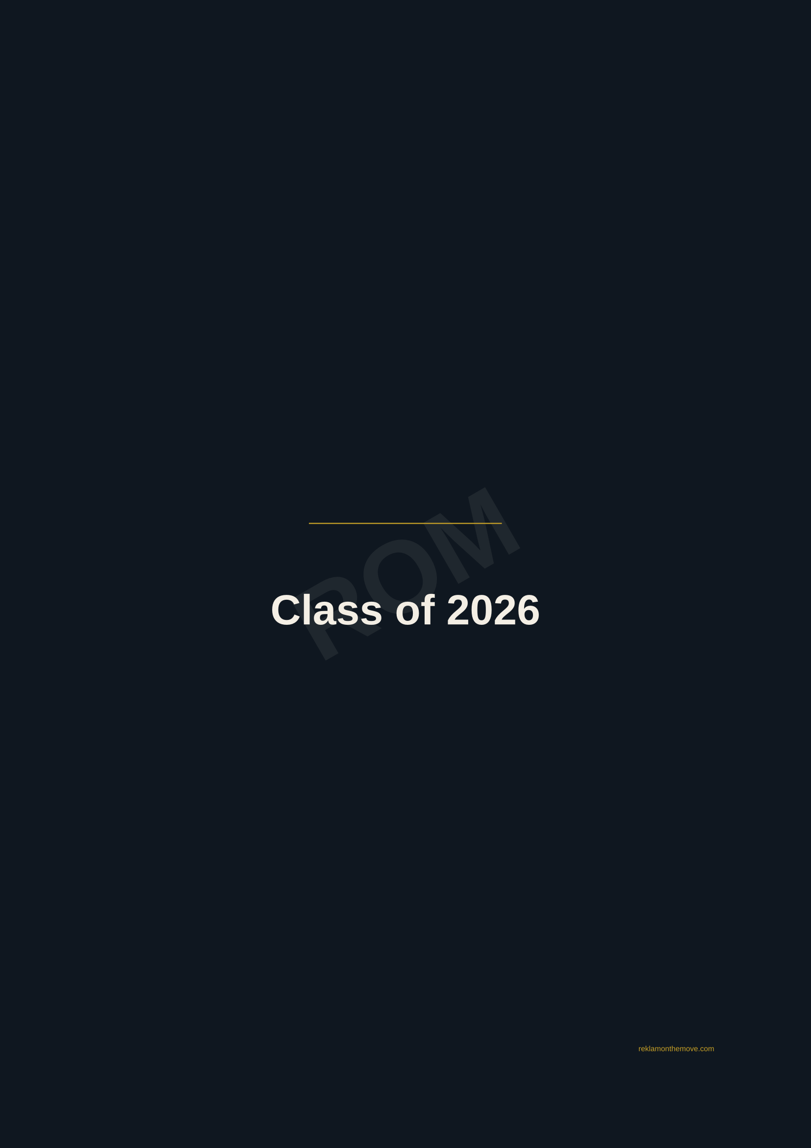 Class of 2026 · Gece — ROM dijital ürün önizlemesi (filigranlı)
