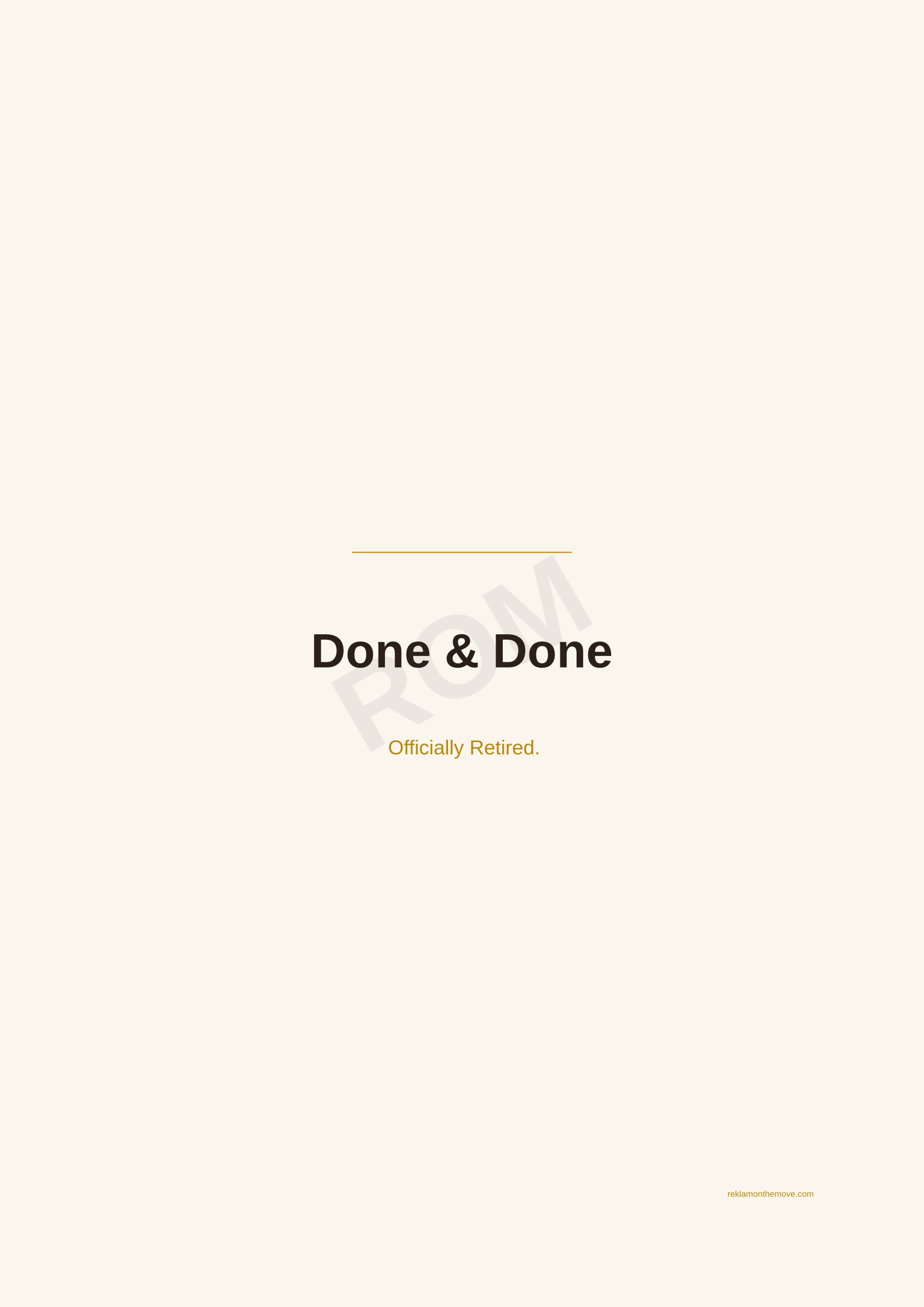 Done & Done · Espresso — ROM dijital ürün önizlemesi (filigranlı)