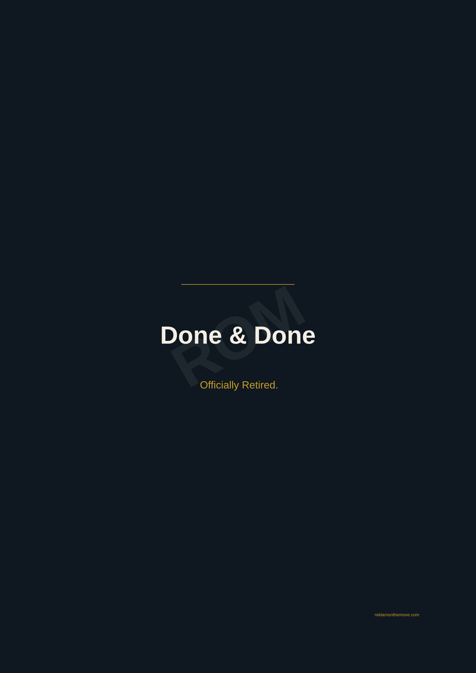 Done & Done · Gece — ROM dijital ürün önizlemesi (filigranlı)