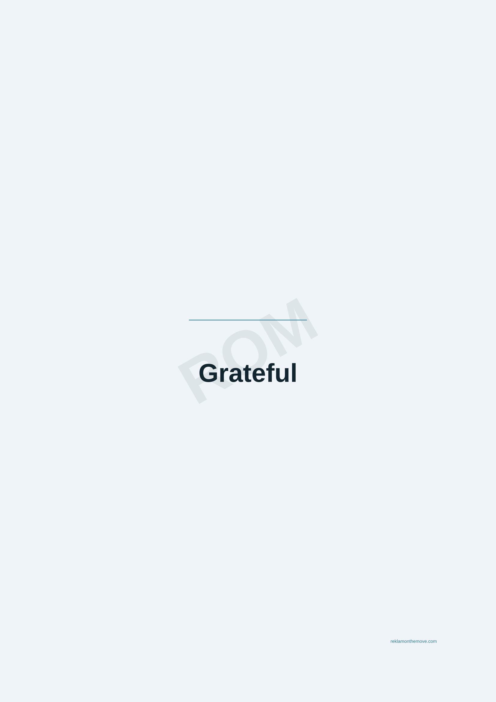 Grateful · Okyanus — ROM dijital ürün önizlemesi (filigranlı)