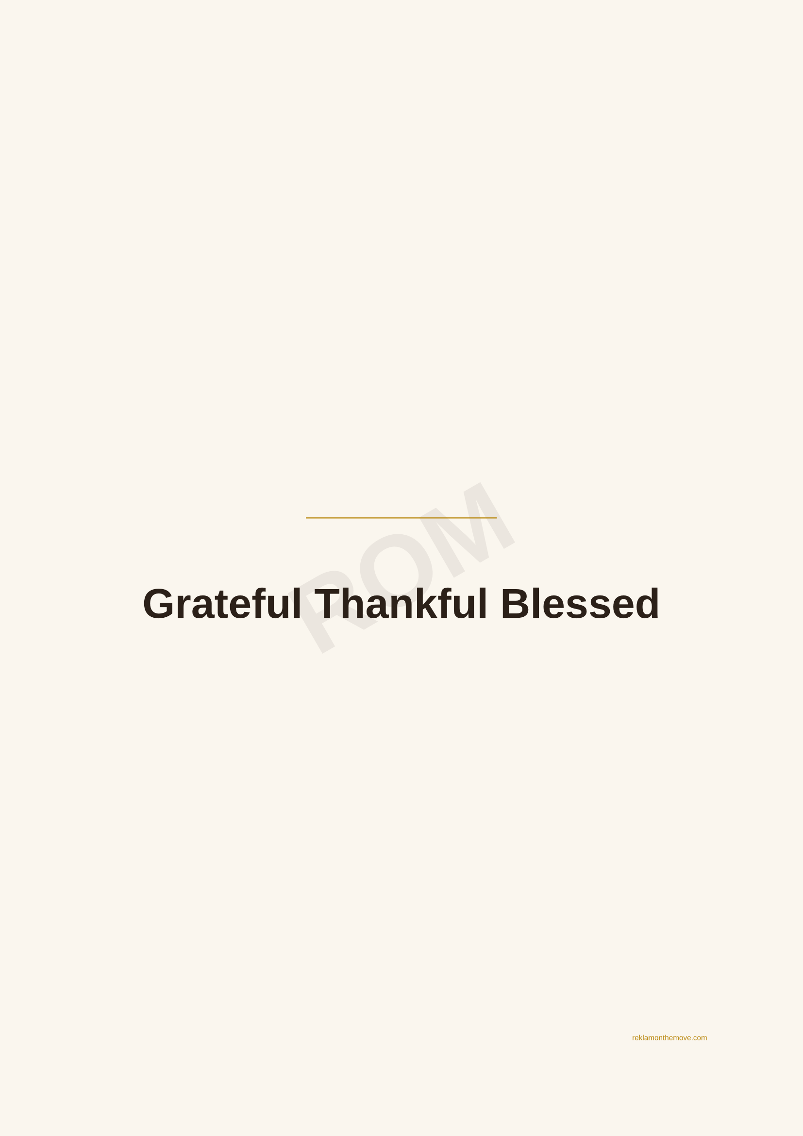 Grateful Thankful Blessed · Espresso — ROM dijital ürün önizlemesi (filigranlı)