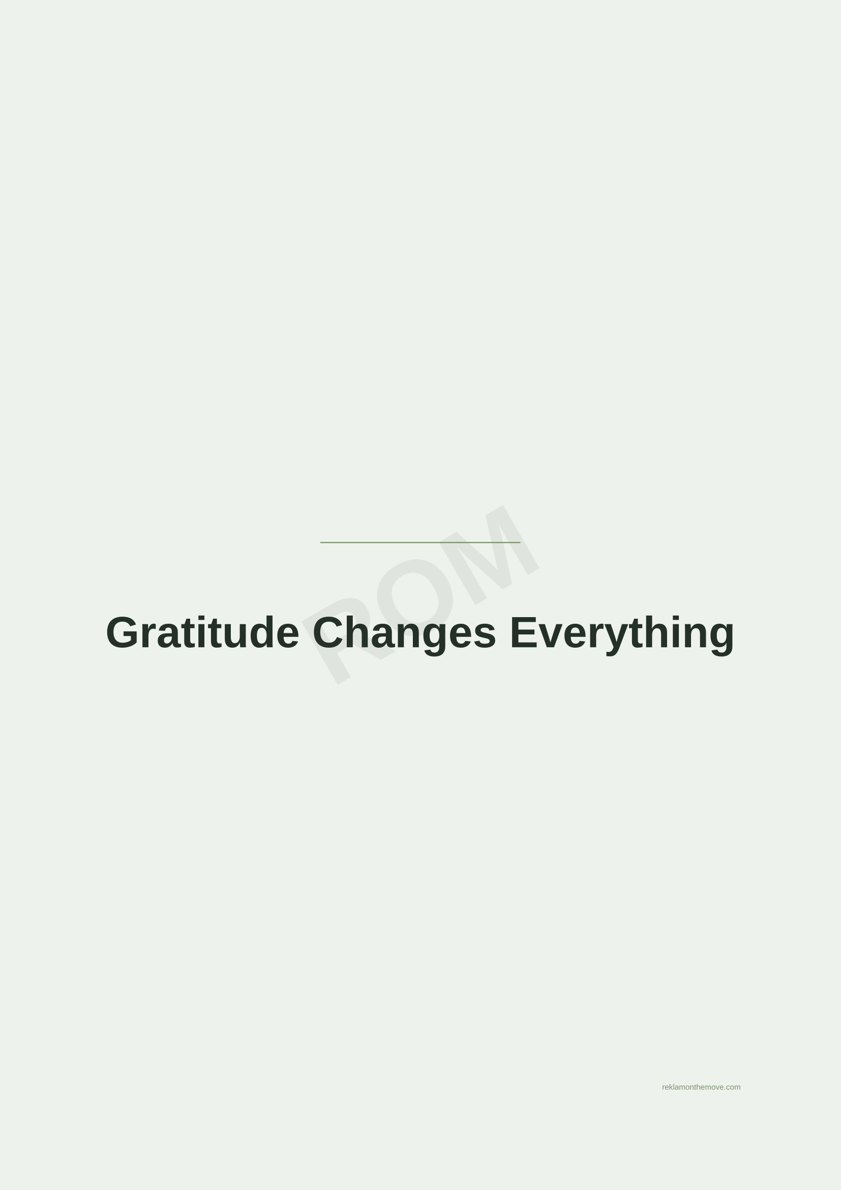 Gratitude Changes Everything · Adaçayı — ROM dijital ürün önizlemesi (filigranlı)