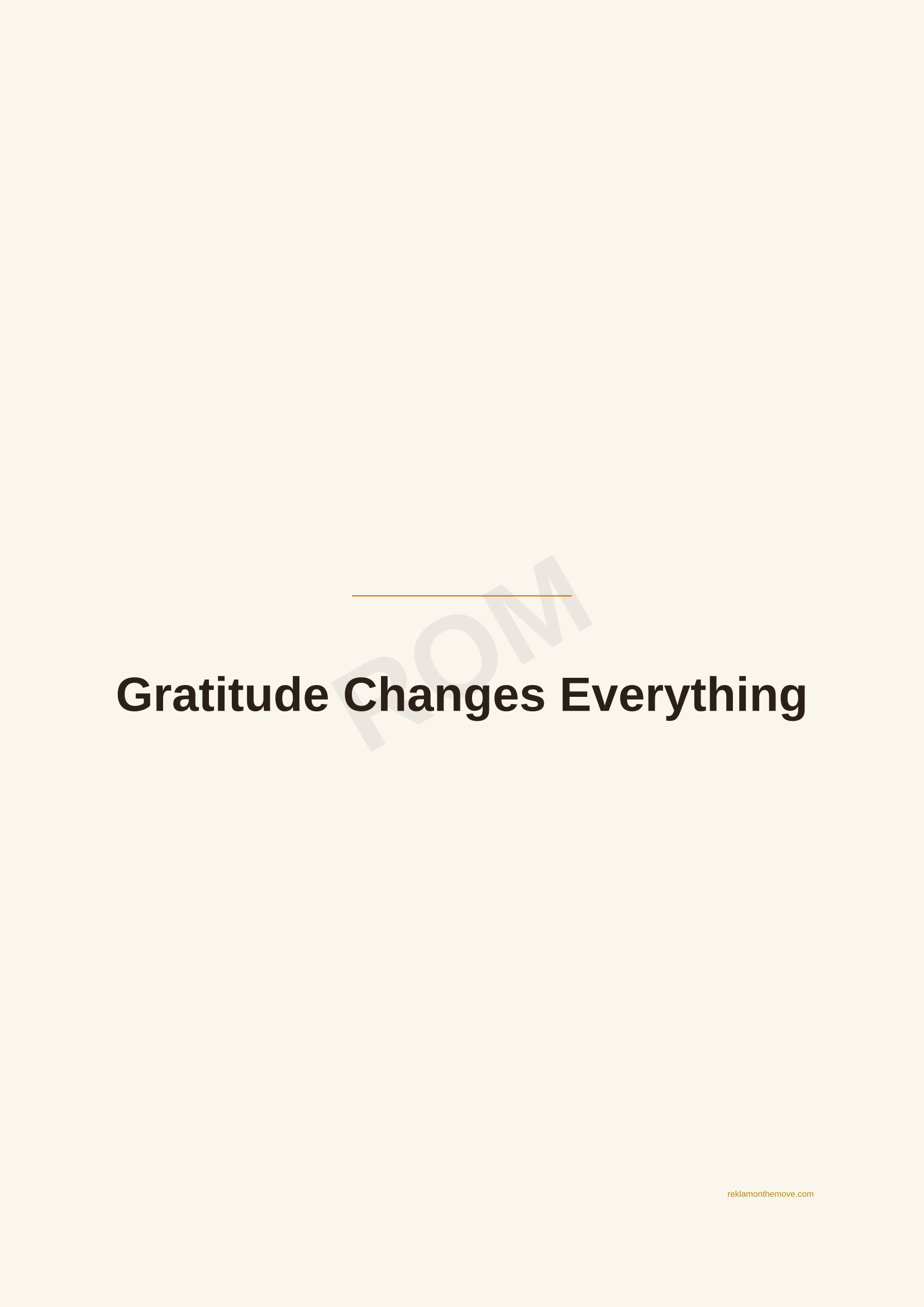 Gratitude Changes Everything · Espresso — ROM dijital ürün önizlemesi (filigranlı)