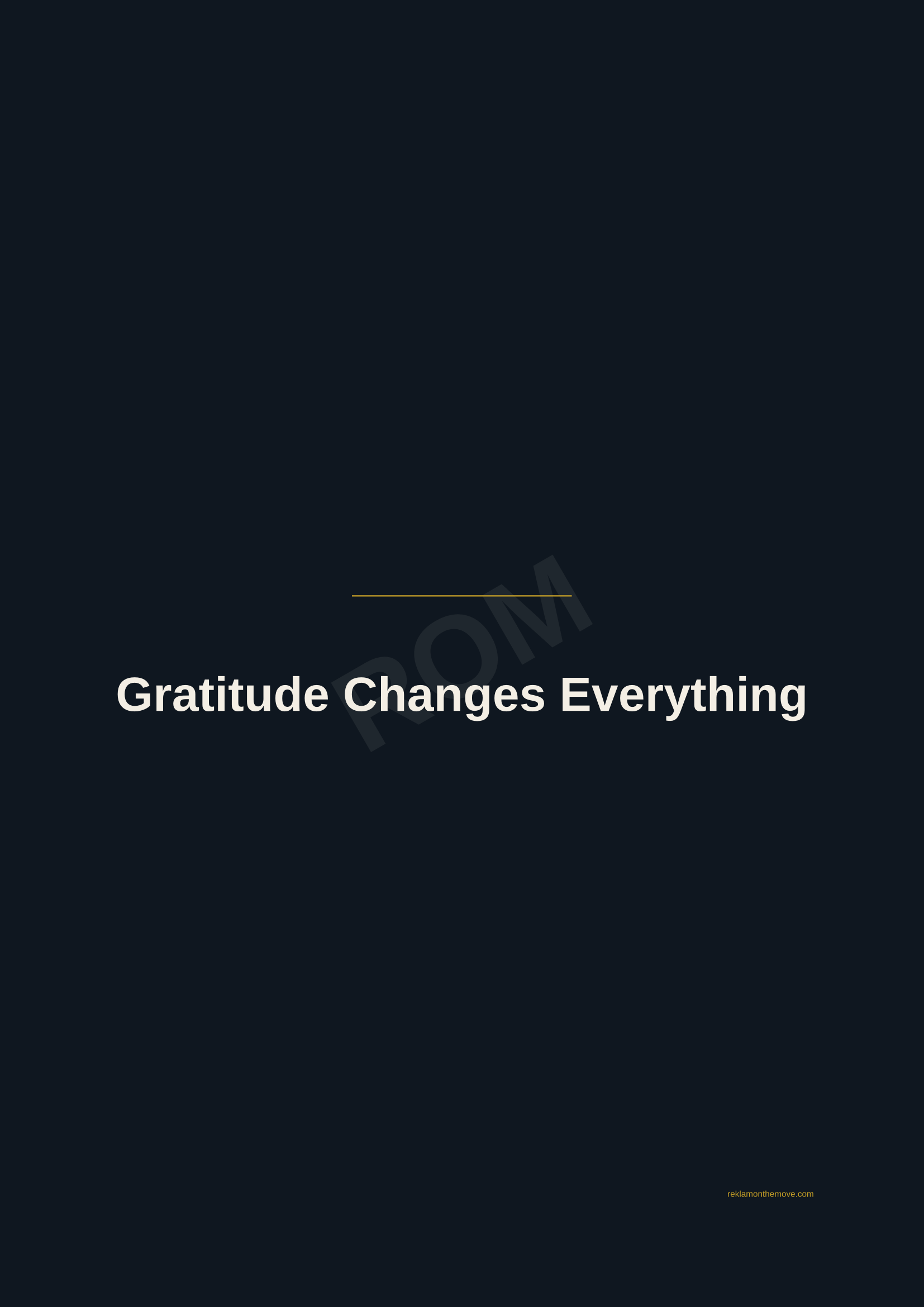 Gratitude Changes Everything · Gece — ROM dijital ürün önizlemesi (filigranlı)