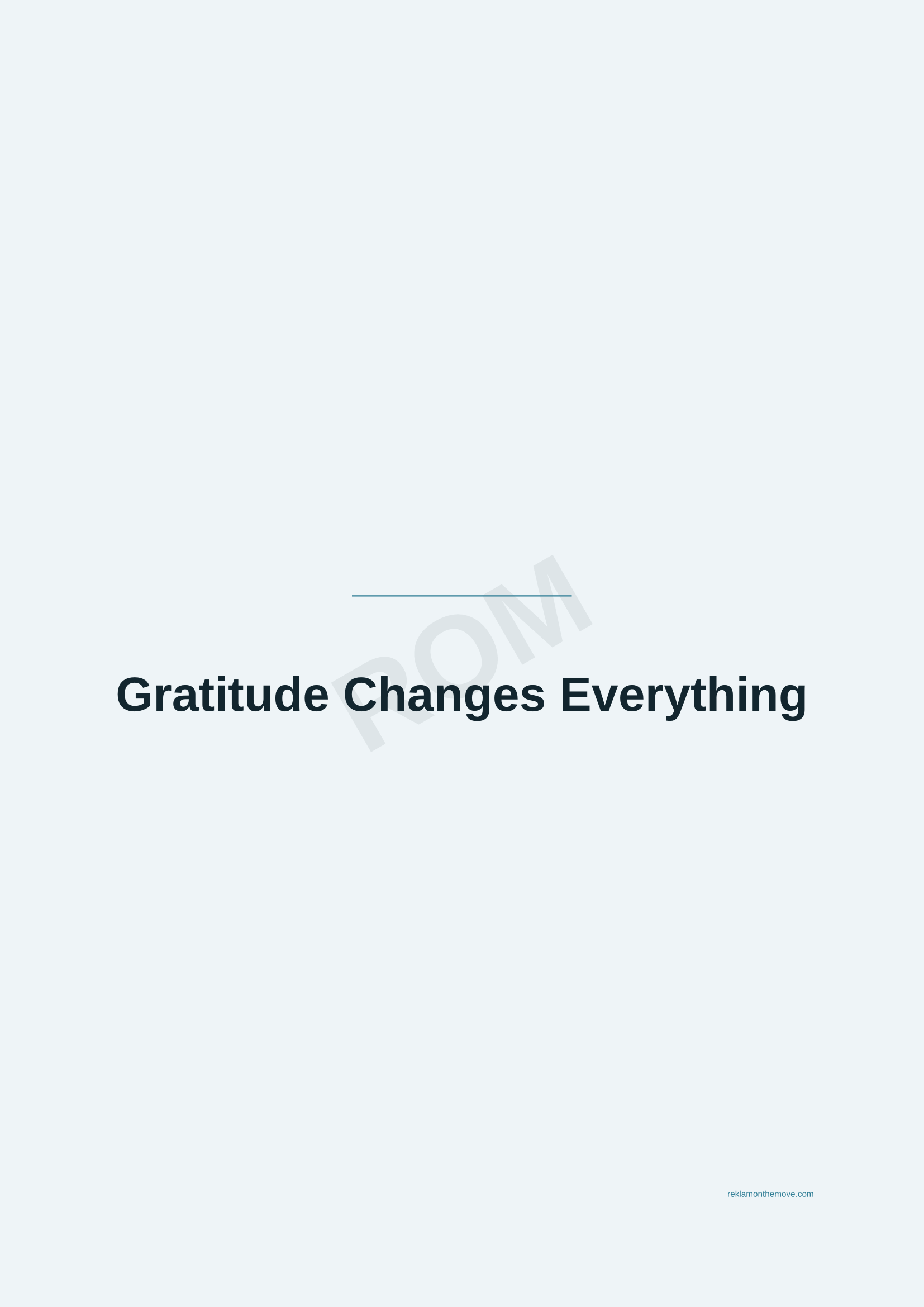Gratitude Changes Everything · Okyanus — ROM dijital ürün önizlemesi (filigranlı)