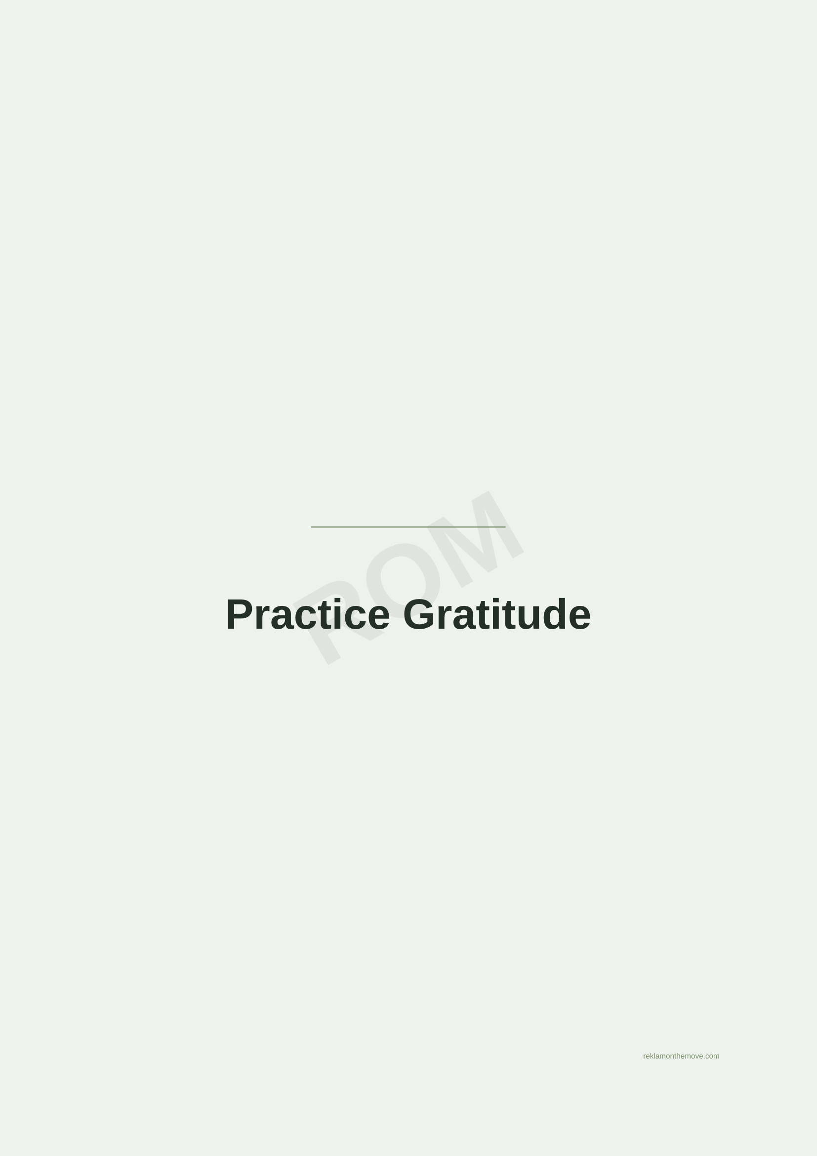 Practice Gratitude · Adaçayı — ROM dijital ürün önizlemesi (filigranlı)