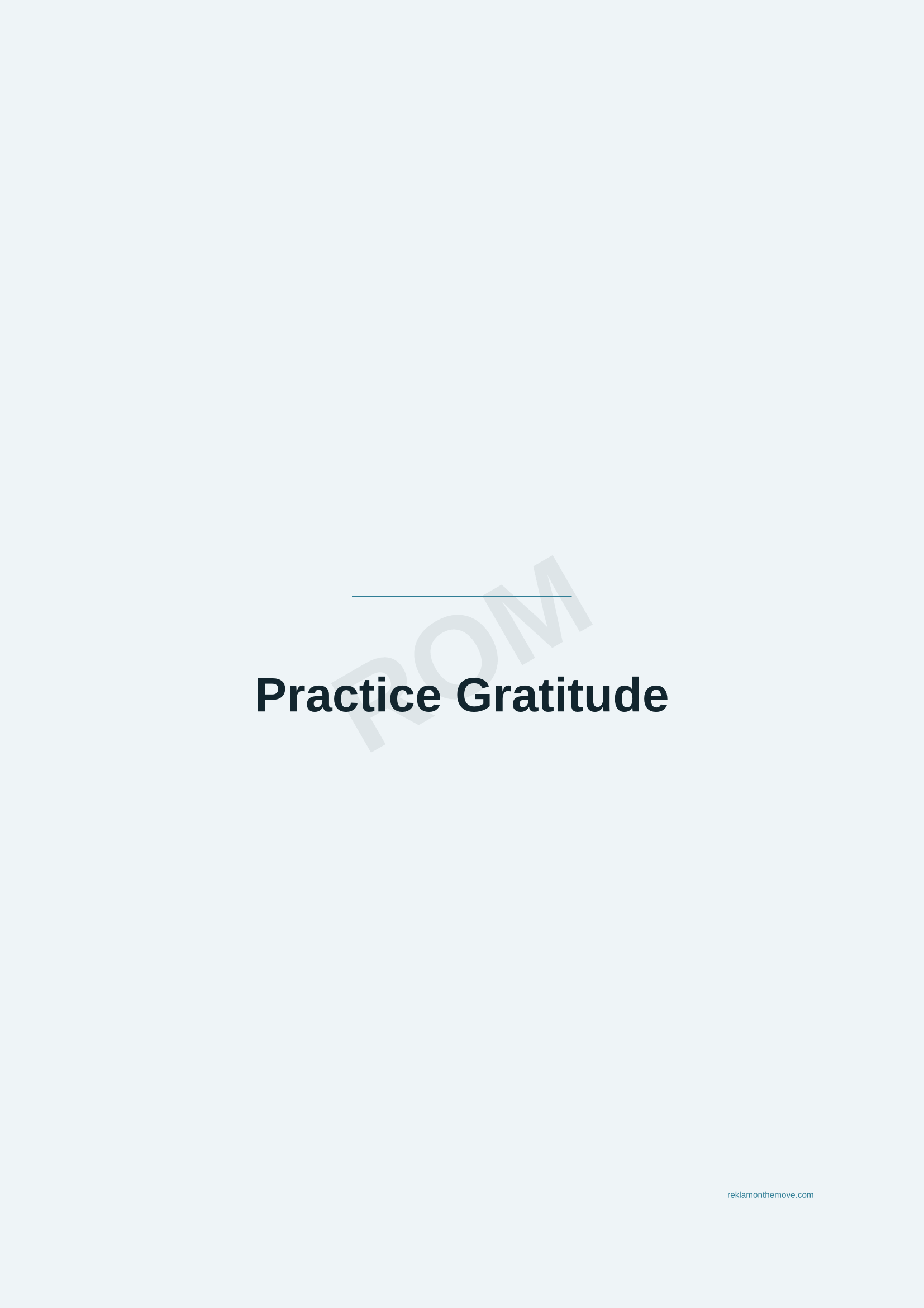 Practice Gratitude · Okyanus — ROM dijital ürün önizlemesi (filigranlı)