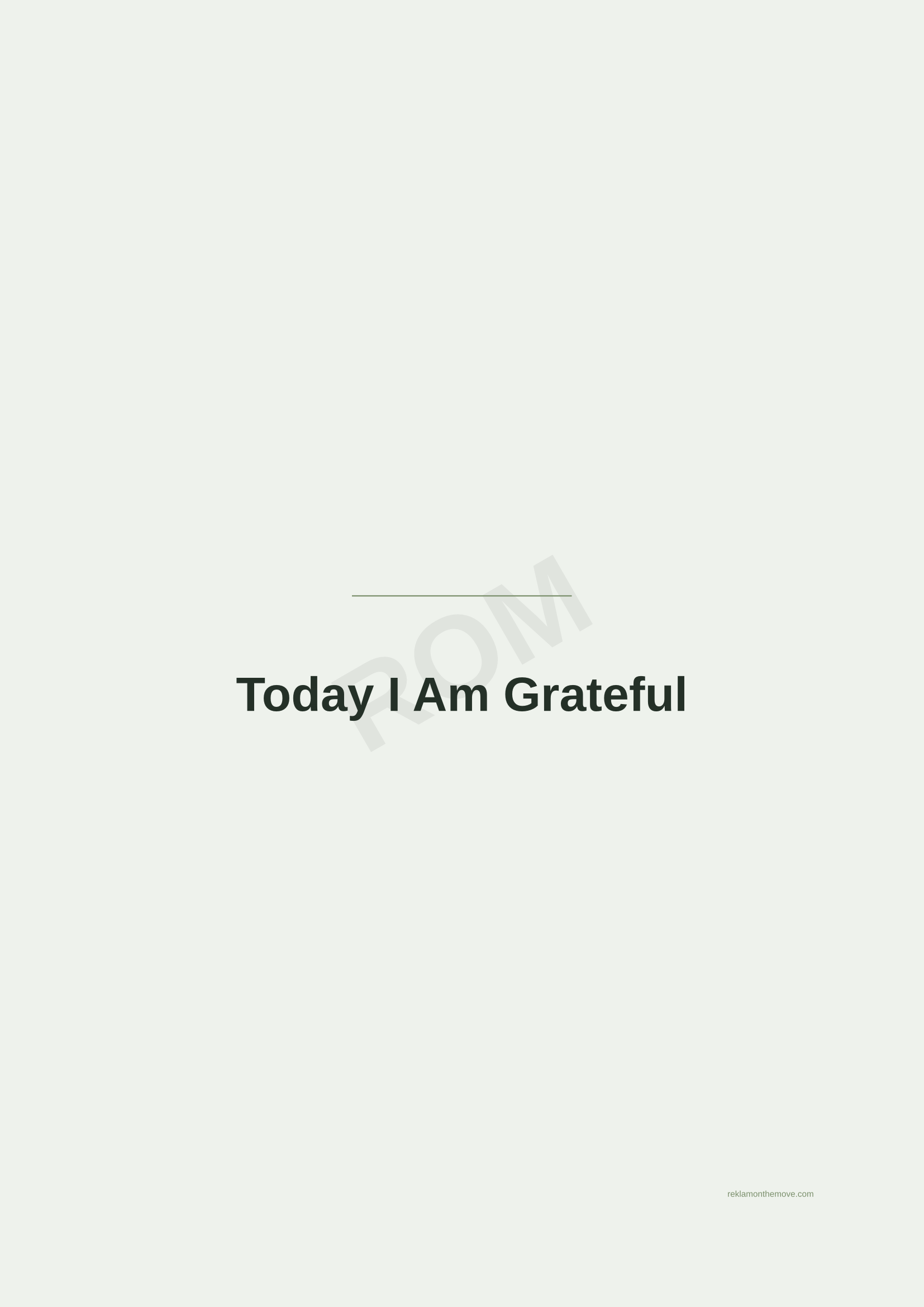 Today I Am Grateful · Adaçayı — ROM dijital ürün önizlemesi (filigranlı)
