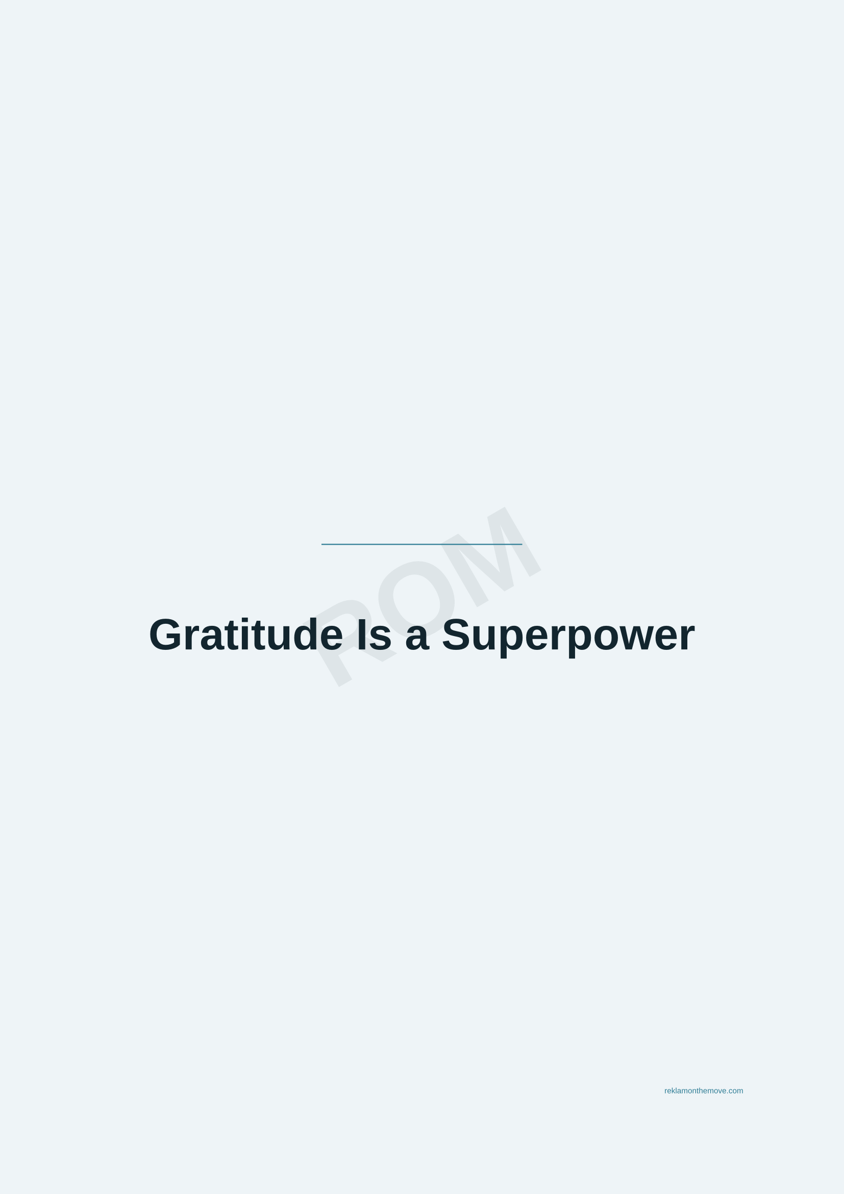 Gratitude Is a Superpower · Okyanus — ROM dijital ürün önizlemesi (filigranlı)