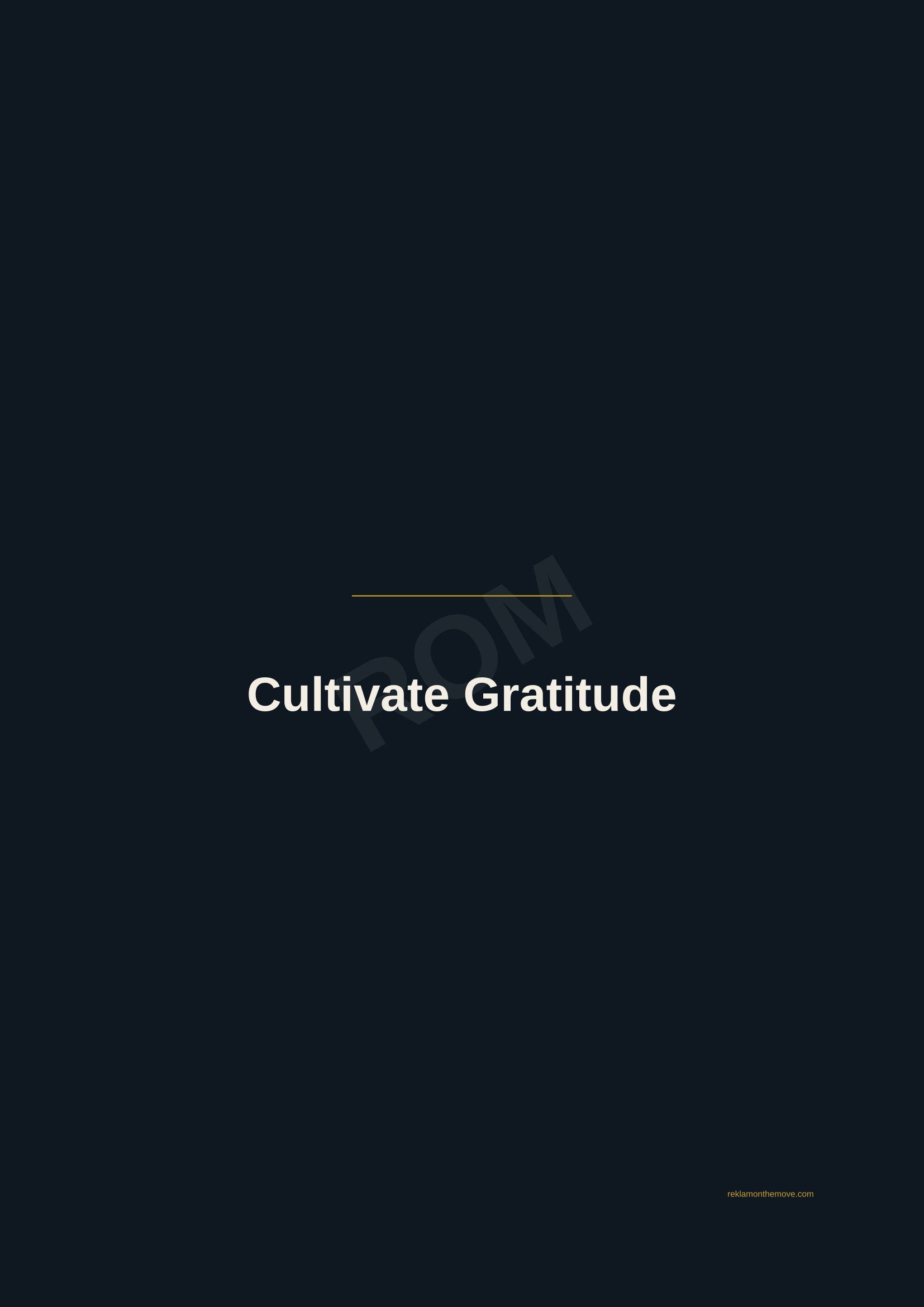 Cultivate Gratitude · Gece — ROM dijital ürün önizlemesi (filigranlı)