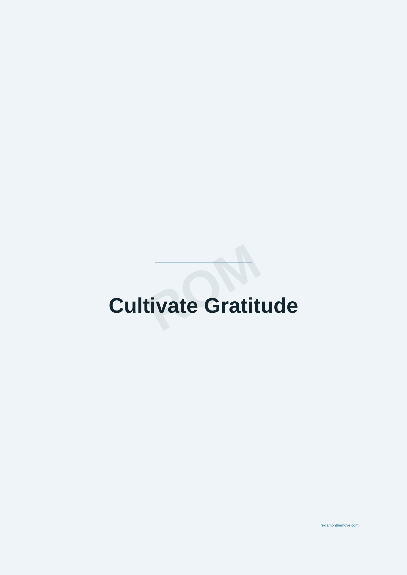 Cultivate Gratitude · Okyanus — ROM dijital ürün önizlemesi (filigranlı)