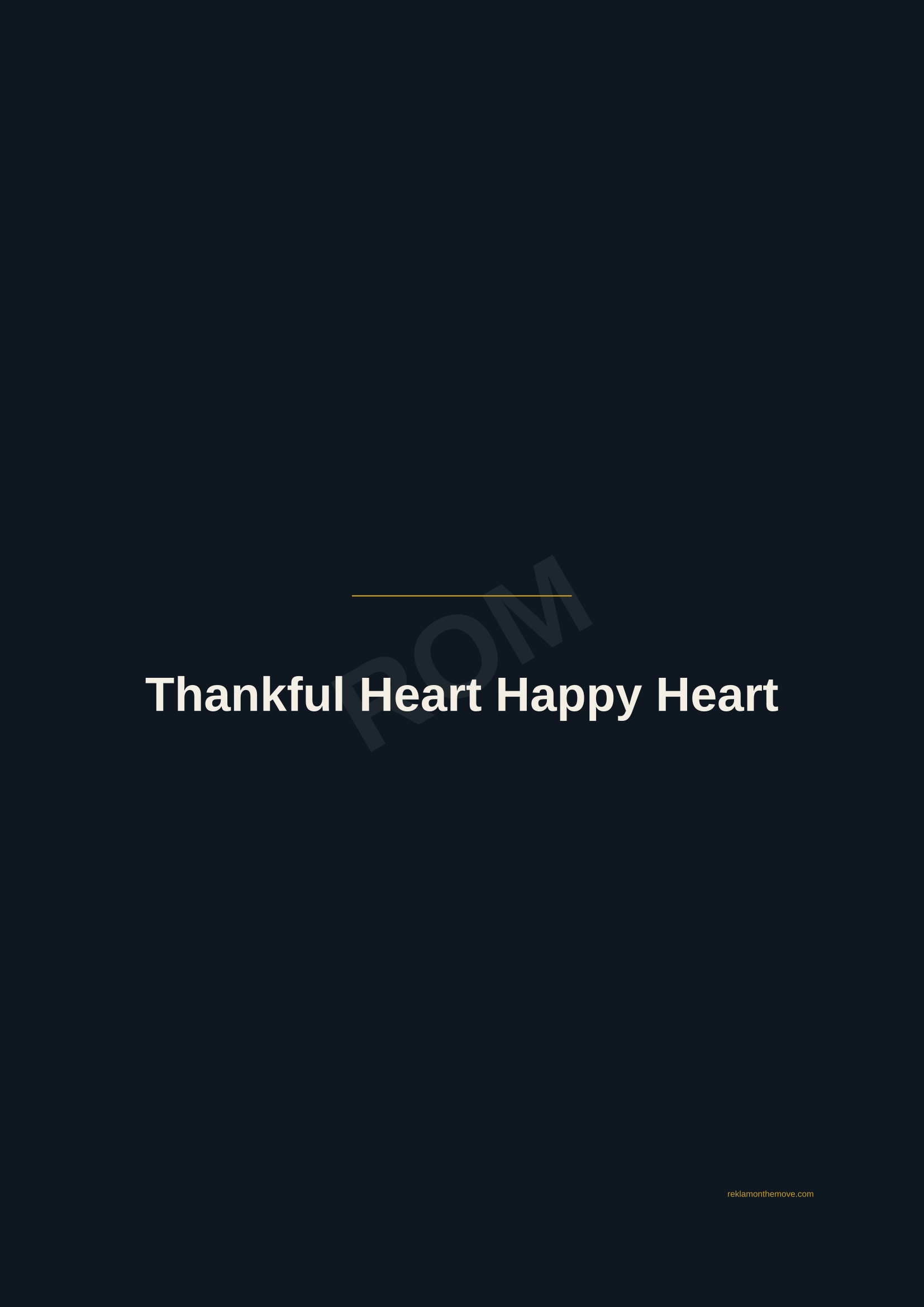 Thankful Heart Happy Heart · Gece — ROM dijital ürün önizlemesi (filigranlı)