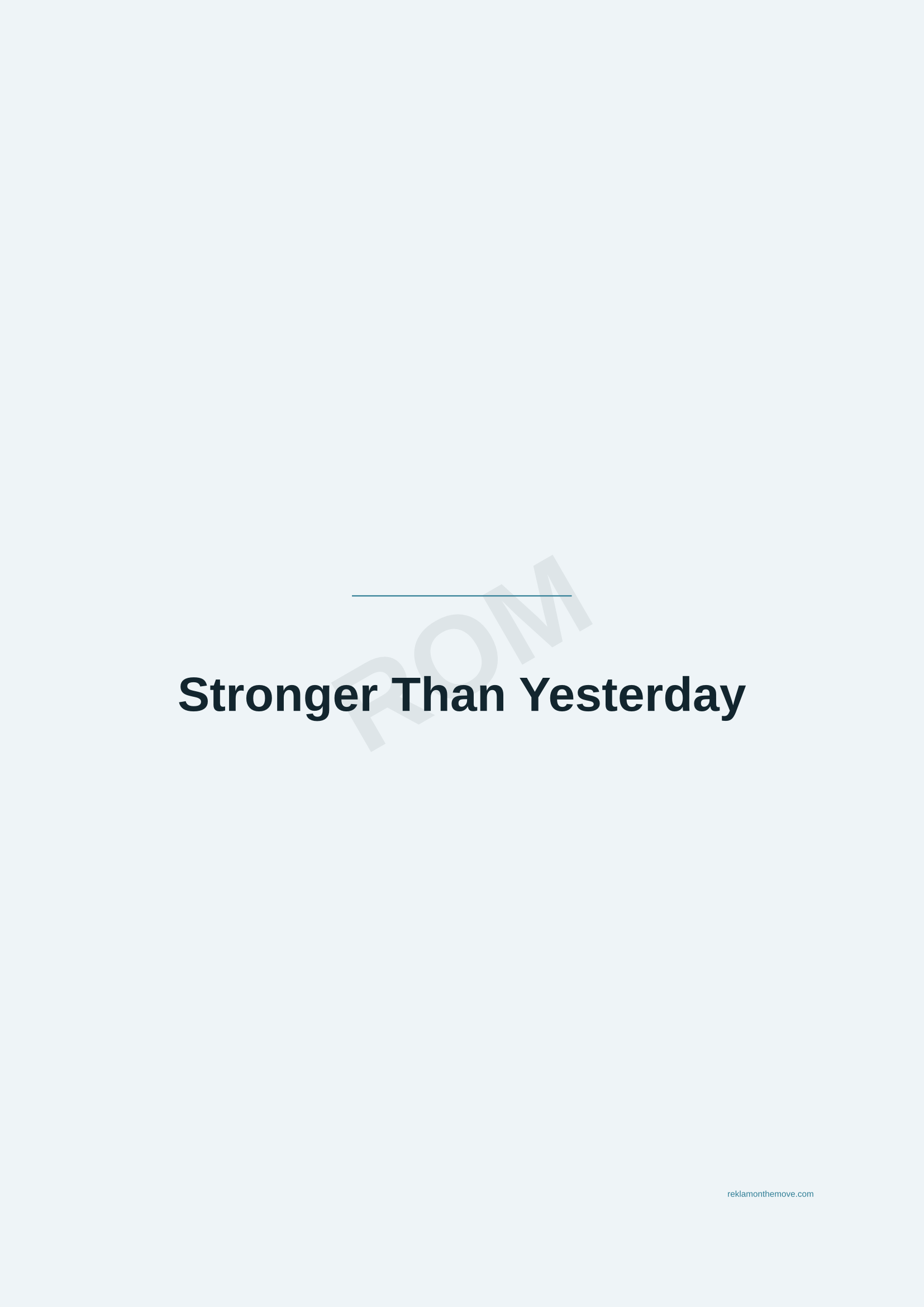 Stronger Than Yesterday · Okyanus — ROM dijital ürün önizlemesi (filigranlı)