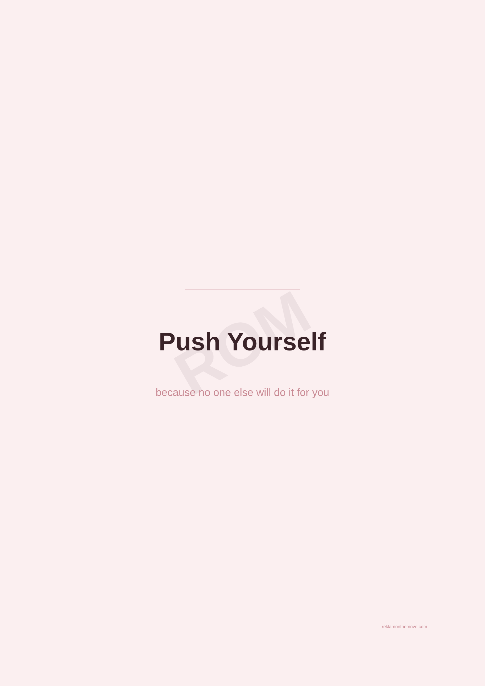 Push Yourself · Gül — ROM dijital ürün önizlemesi (filigranlı)