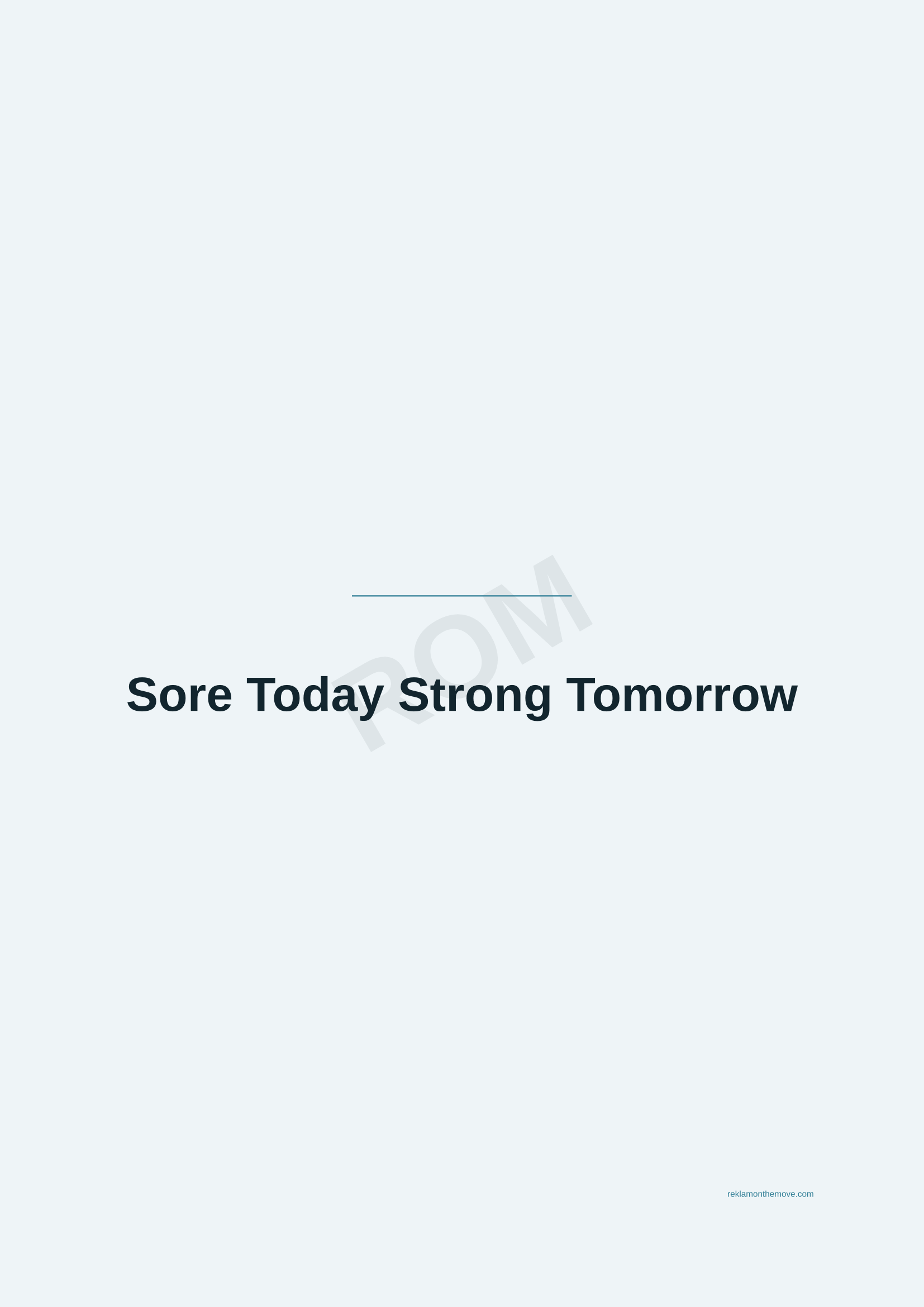 Sore Today Strong Tomorrow · Okyanus — ROM dijital ürün önizlemesi (filigranlı)