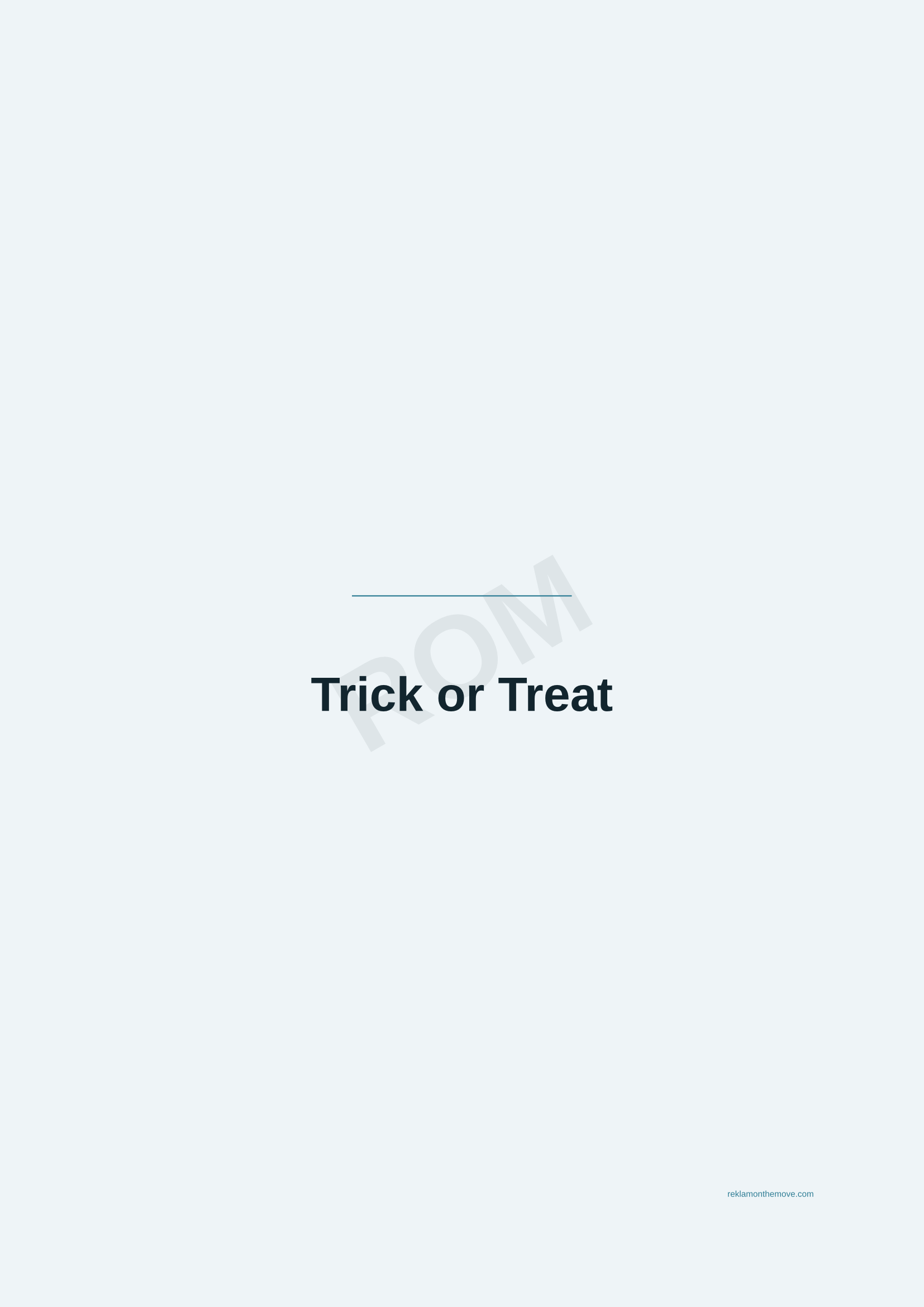 Trick or Treat · Okyanus — ROM dijital ürün önizlemesi (filigranlı)