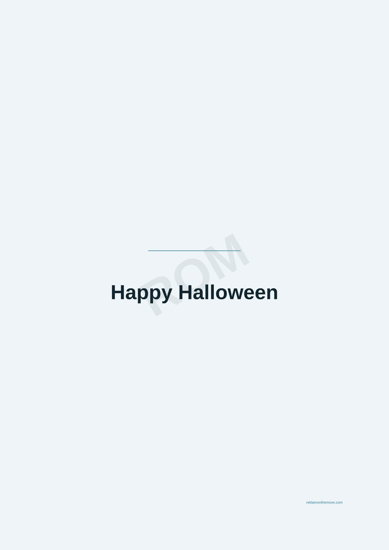 Happy Halloween · Okyanus — ROM dijital ürün önizlemesi (filigranlı)
