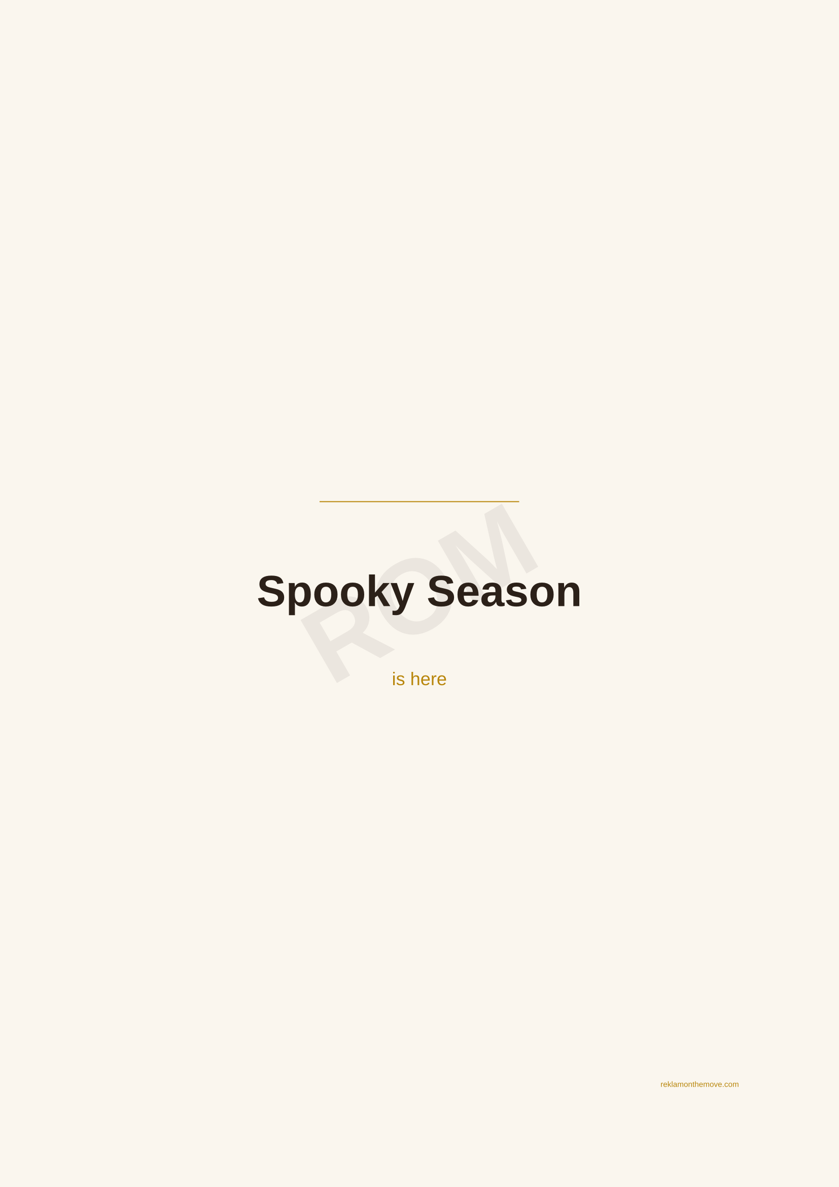 Spooky Season · Espresso — ROM dijital ürün önizlemesi (filigranlı)