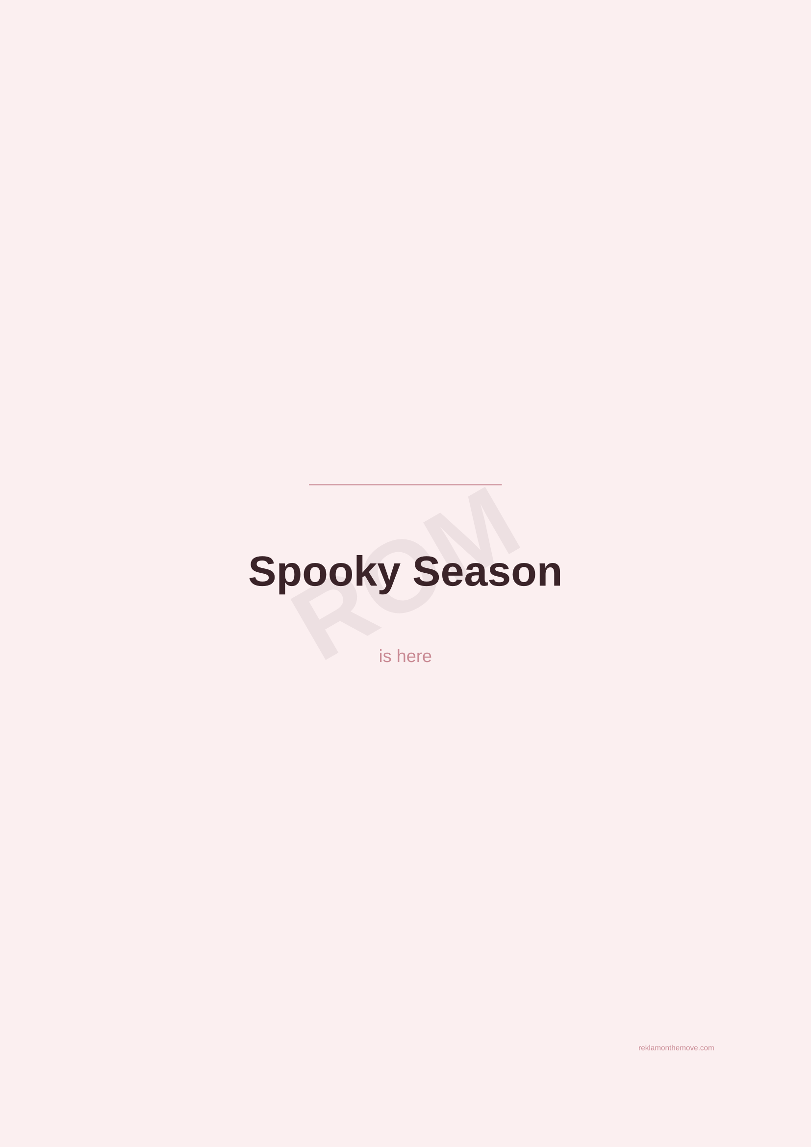 Spooky Season · Gül — ROM dijital ürün önizlemesi (filigranlı)