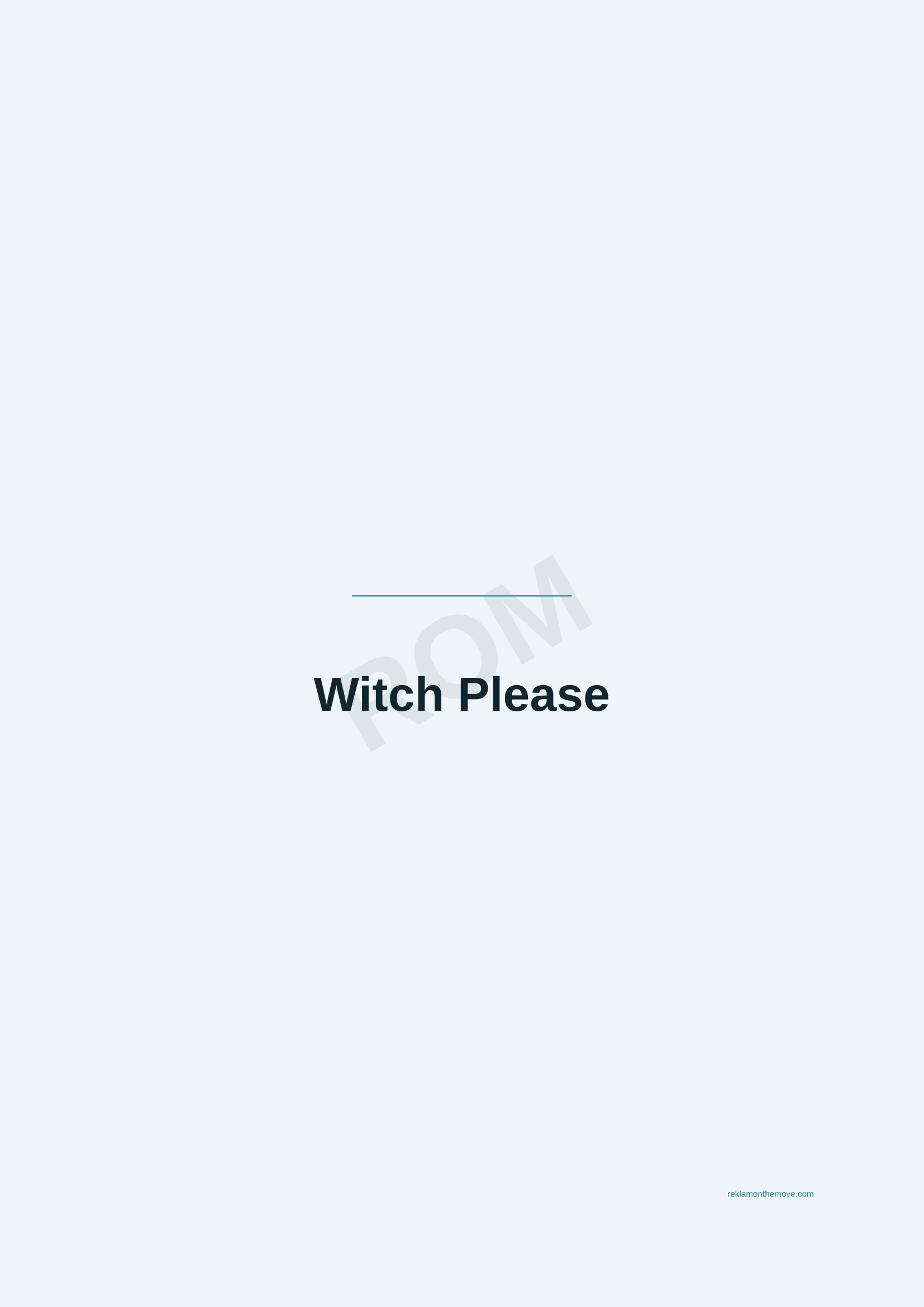 Witch Please · Okyanus — ROM dijital ürün önizlemesi (filigranlı)