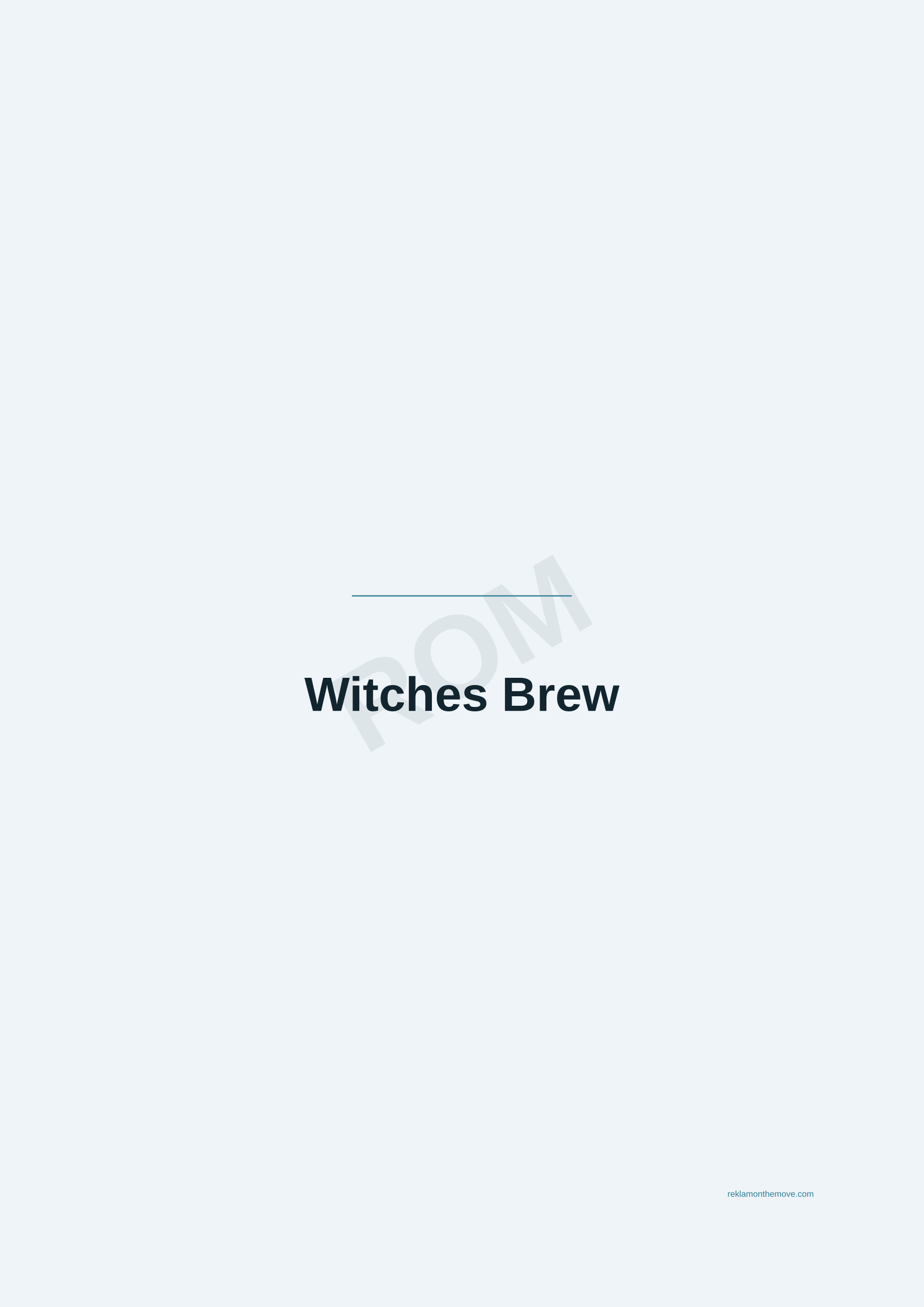 Witches Brew · Okyanus — ROM dijital ürün önizlemesi (filigranlı)