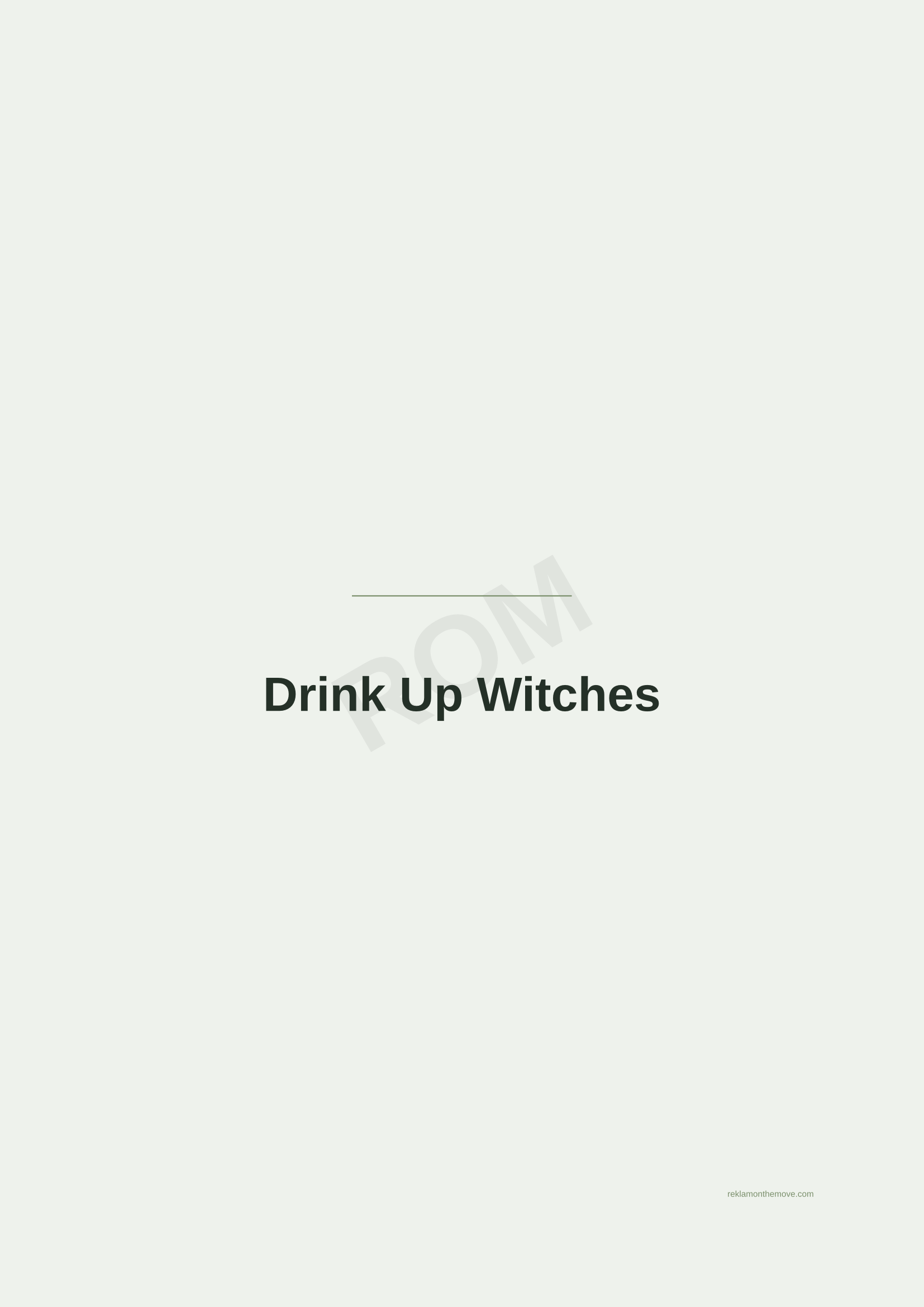 Drink Up Witches · Adaçayı — ROM dijital ürün önizlemesi (filigranlı)