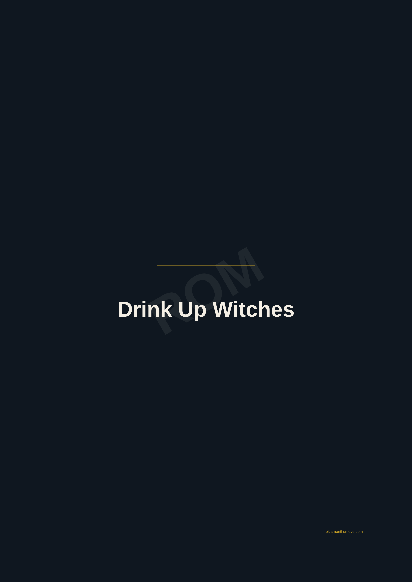 Drink Up Witches · Gece — ROM dijital ürün önizlemesi (filigranlı)