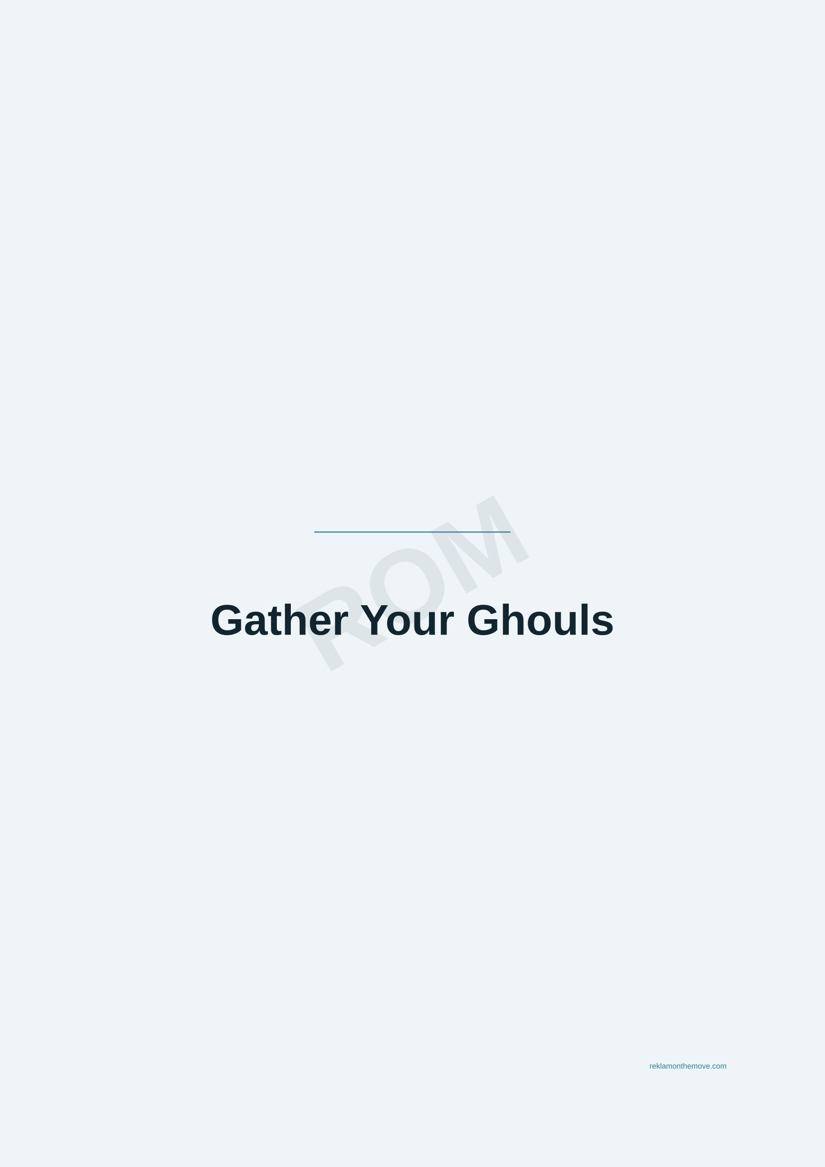 Gather Your Ghouls · Okyanus — ROM dijital ürün önizlemesi (filigranlı)
