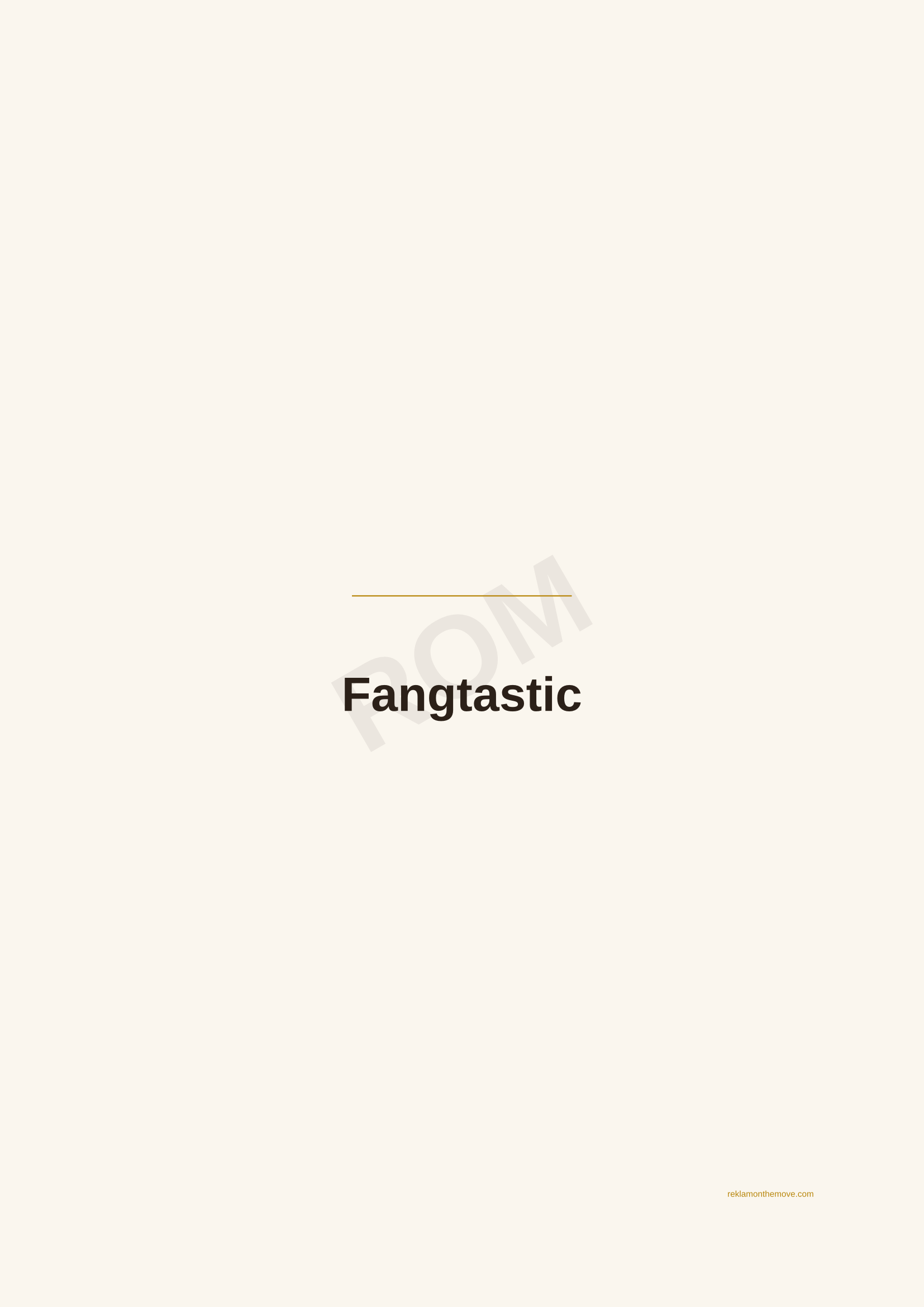 Fangtastic · Espresso — ROM dijital ürün önizlemesi (filigranlı)