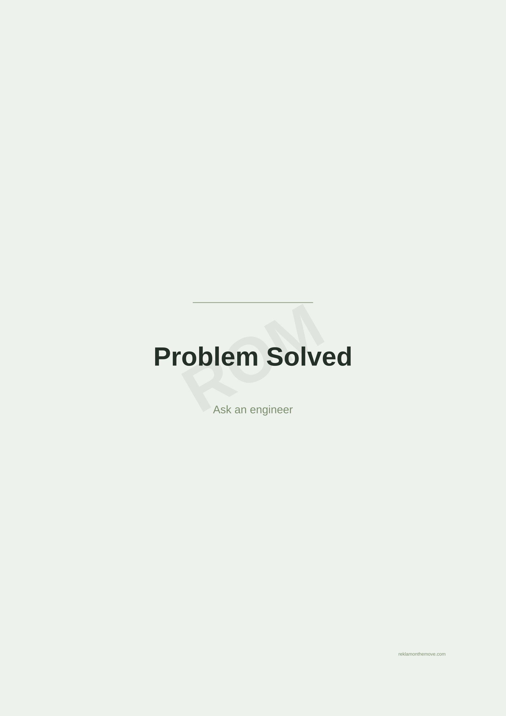 Problem Solved · Adaçayı — ROM dijital ürün önizlemesi (filigranlı)