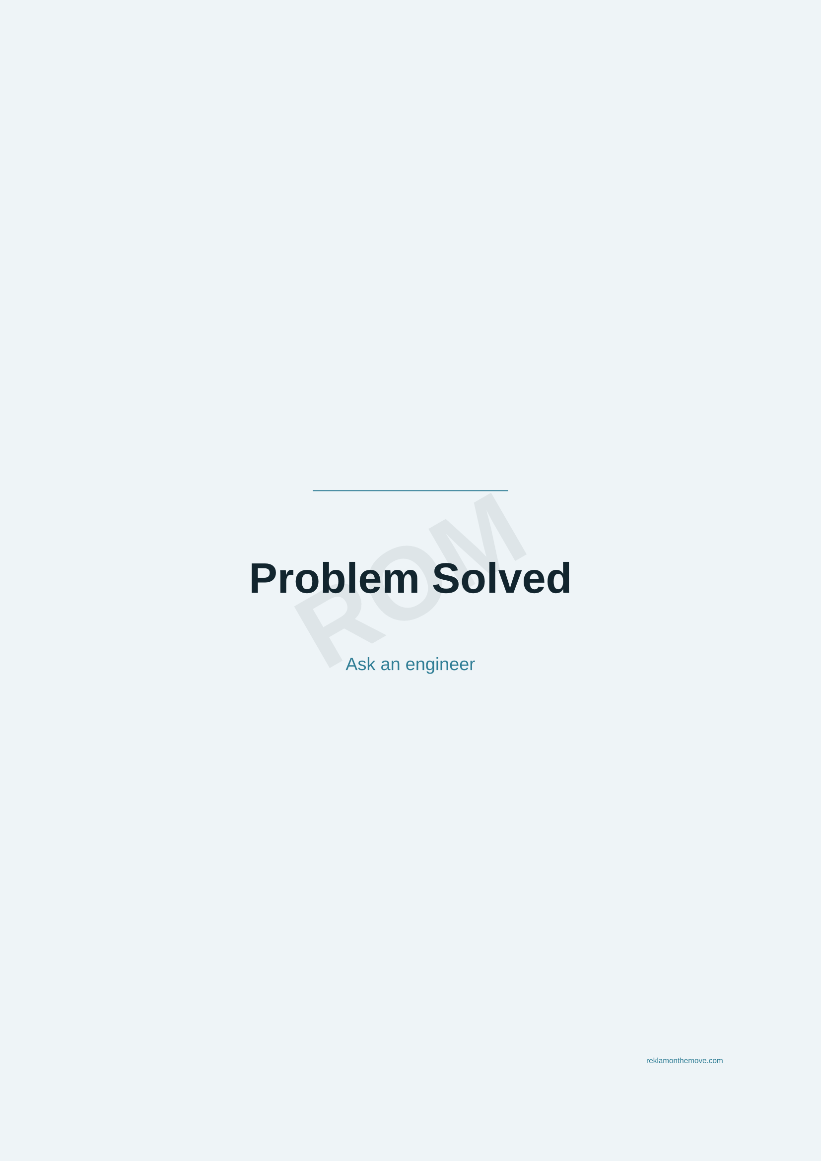 Problem Solved · Okyanus — ROM dijital ürün önizlemesi (filigranlı)