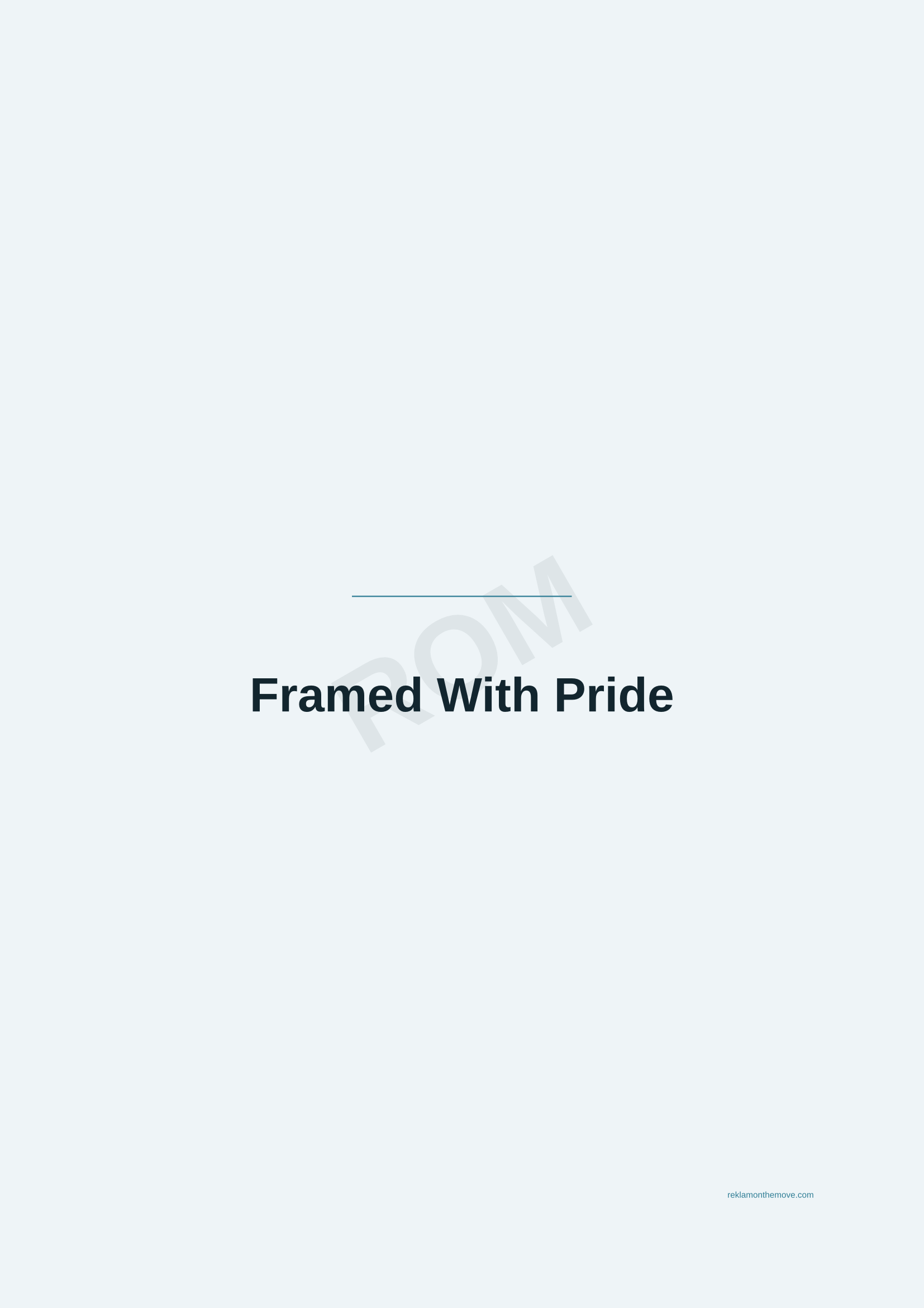 Framed With Pride · Okyanus — ROM dijital ürün önizlemesi (filigranlı)