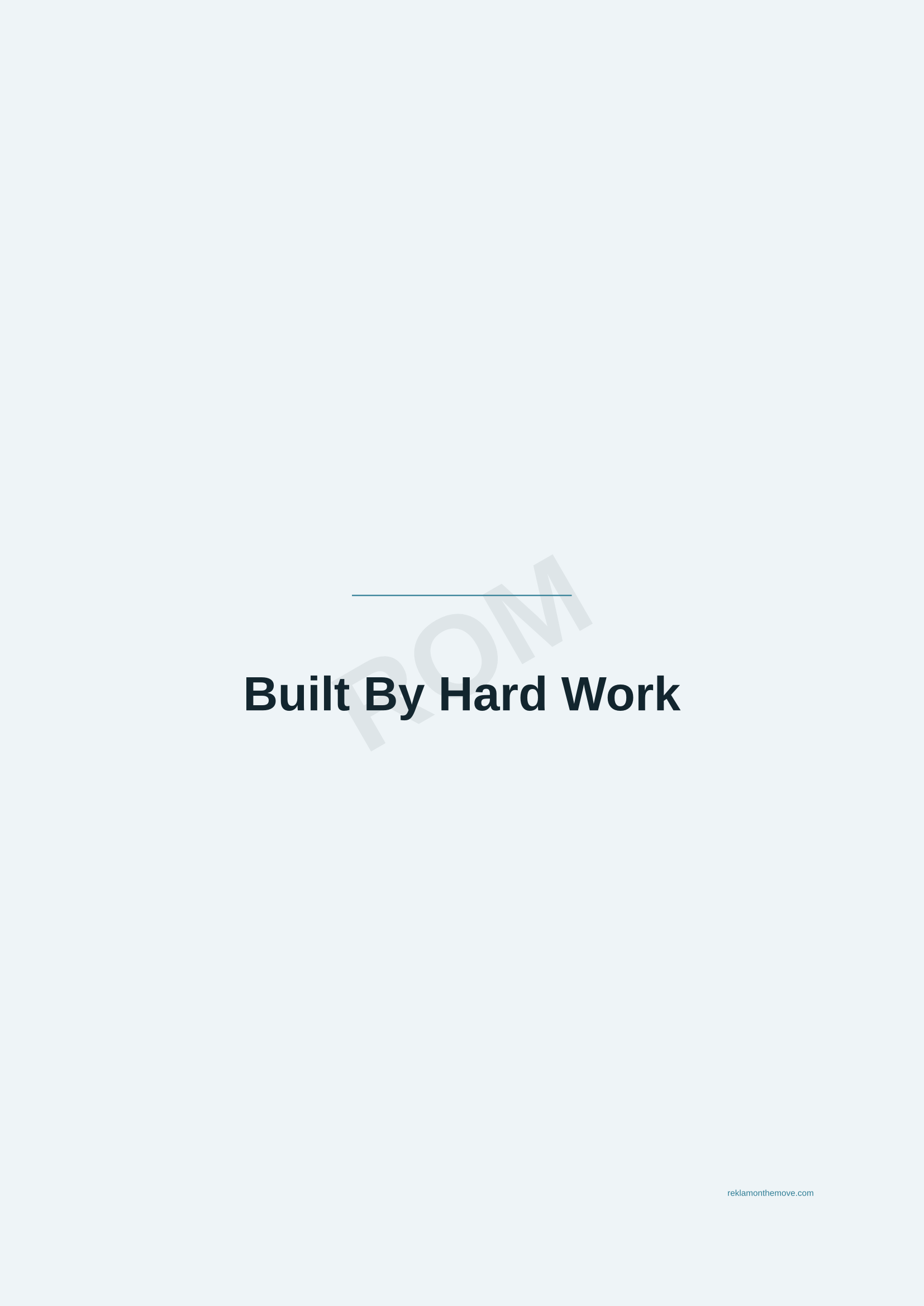 Built By Hard Work · Okyanus — ROM dijital ürün önizlemesi (filigranlı)