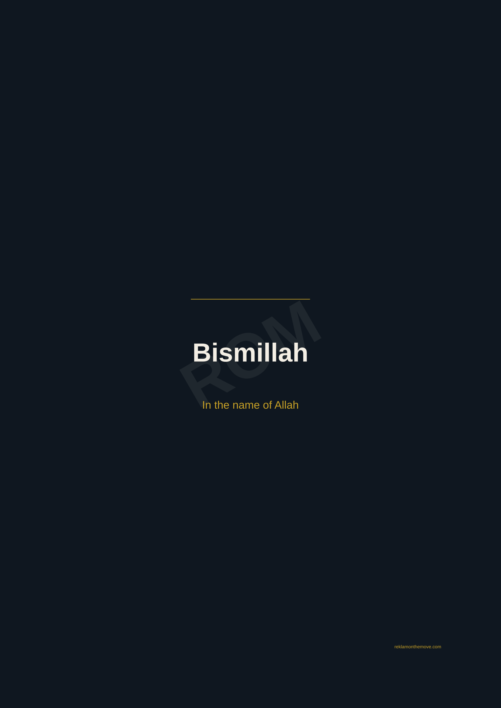 Bismillah · Gece — ROM dijital ürün önizlemesi (filigranlı)