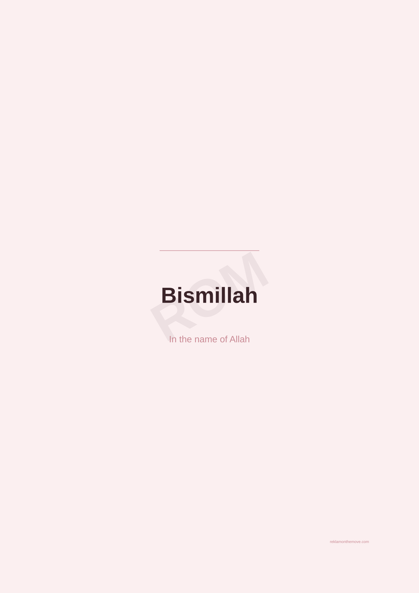 Bismillah · Gül — ROM dijital ürün önizlemesi (filigranlı)
