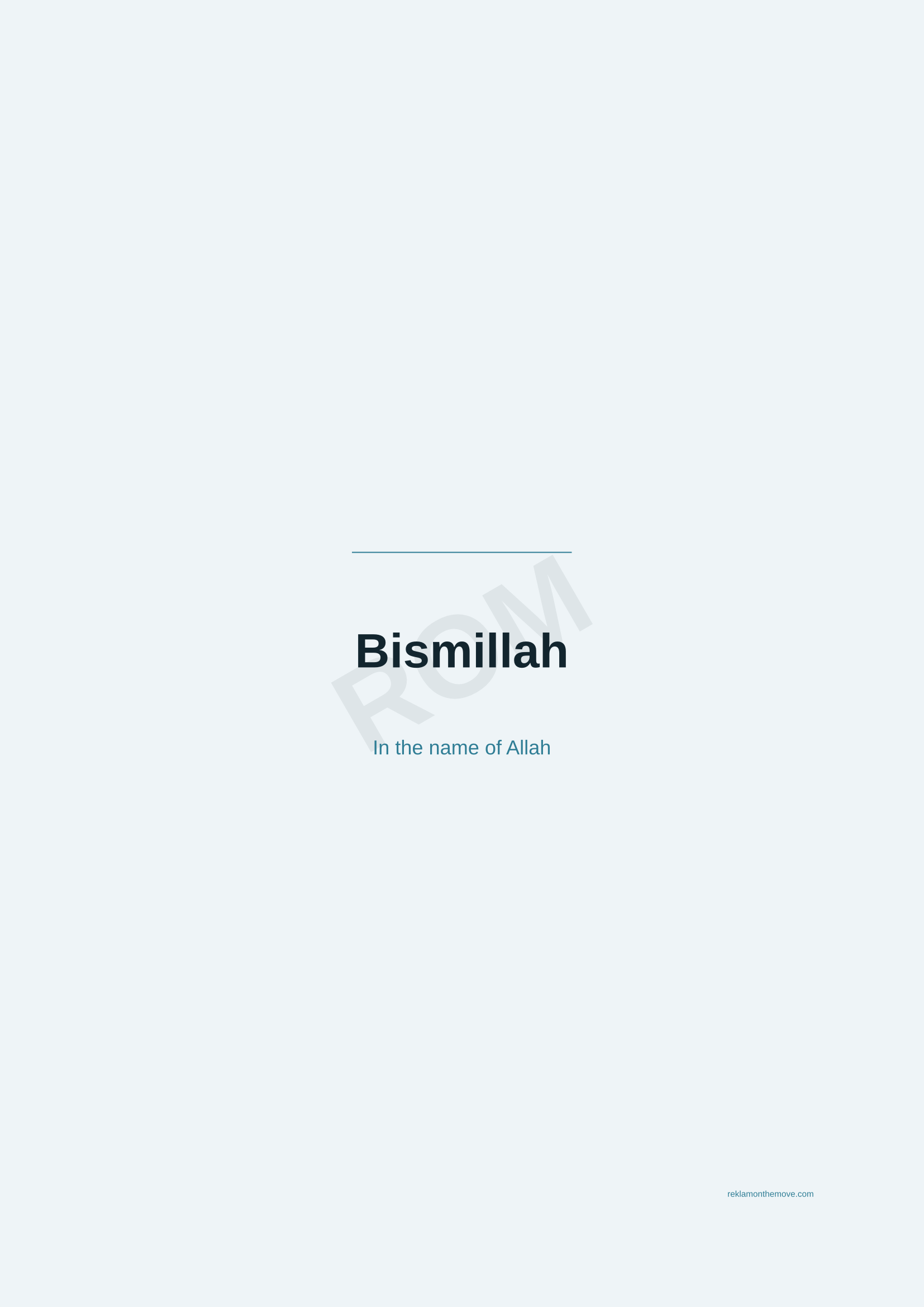 Bismillah · Okyanus — ROM dijital ürün önizlemesi (filigranlı)
