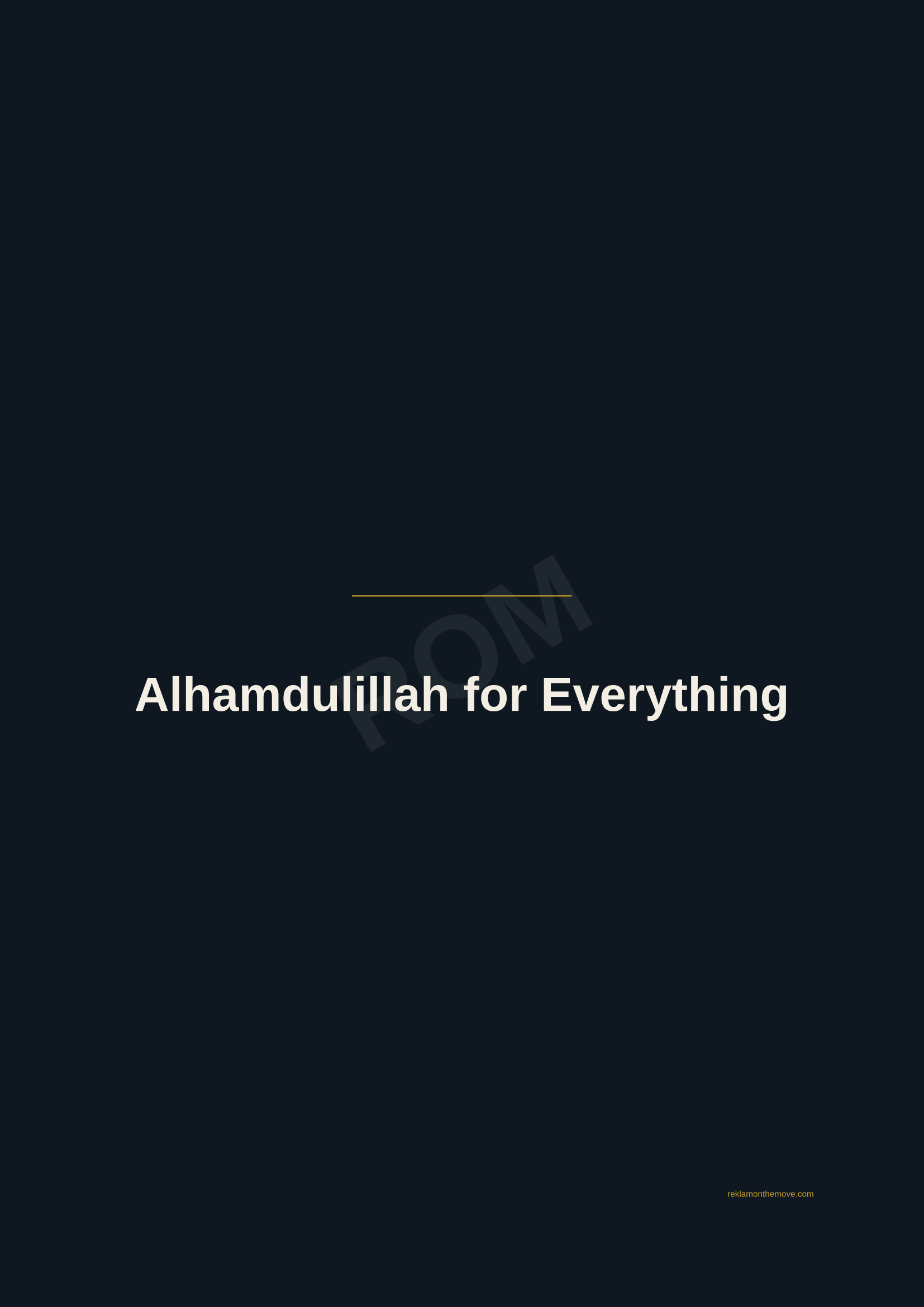 Alhamdulillah for Everything · Gece — ROM dijital ürün önizlemesi (filigranlı)