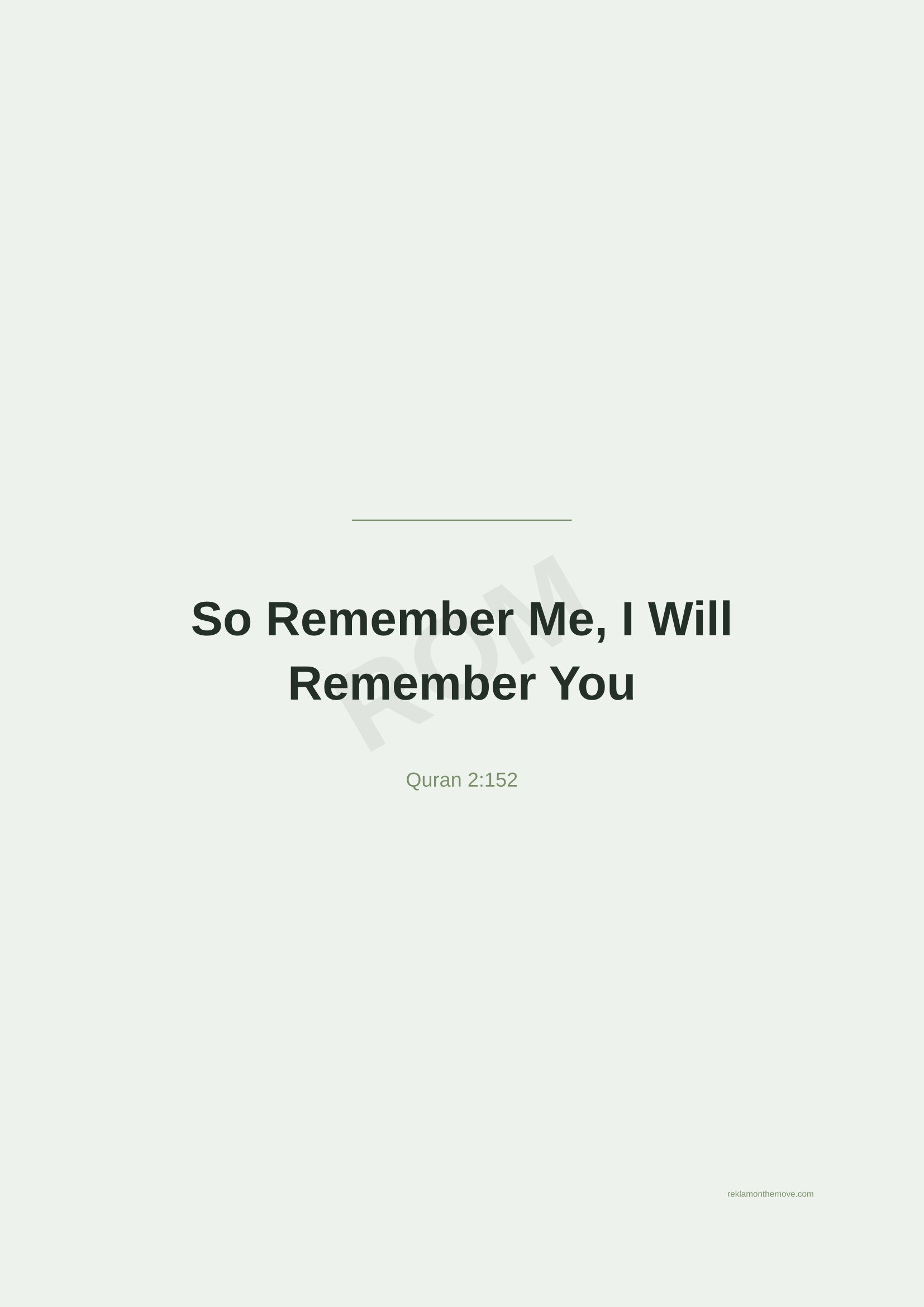So Remember Me, I Will Remember You · Adaçayı — ROM dijital ürün önizlemesi (filigranlı)