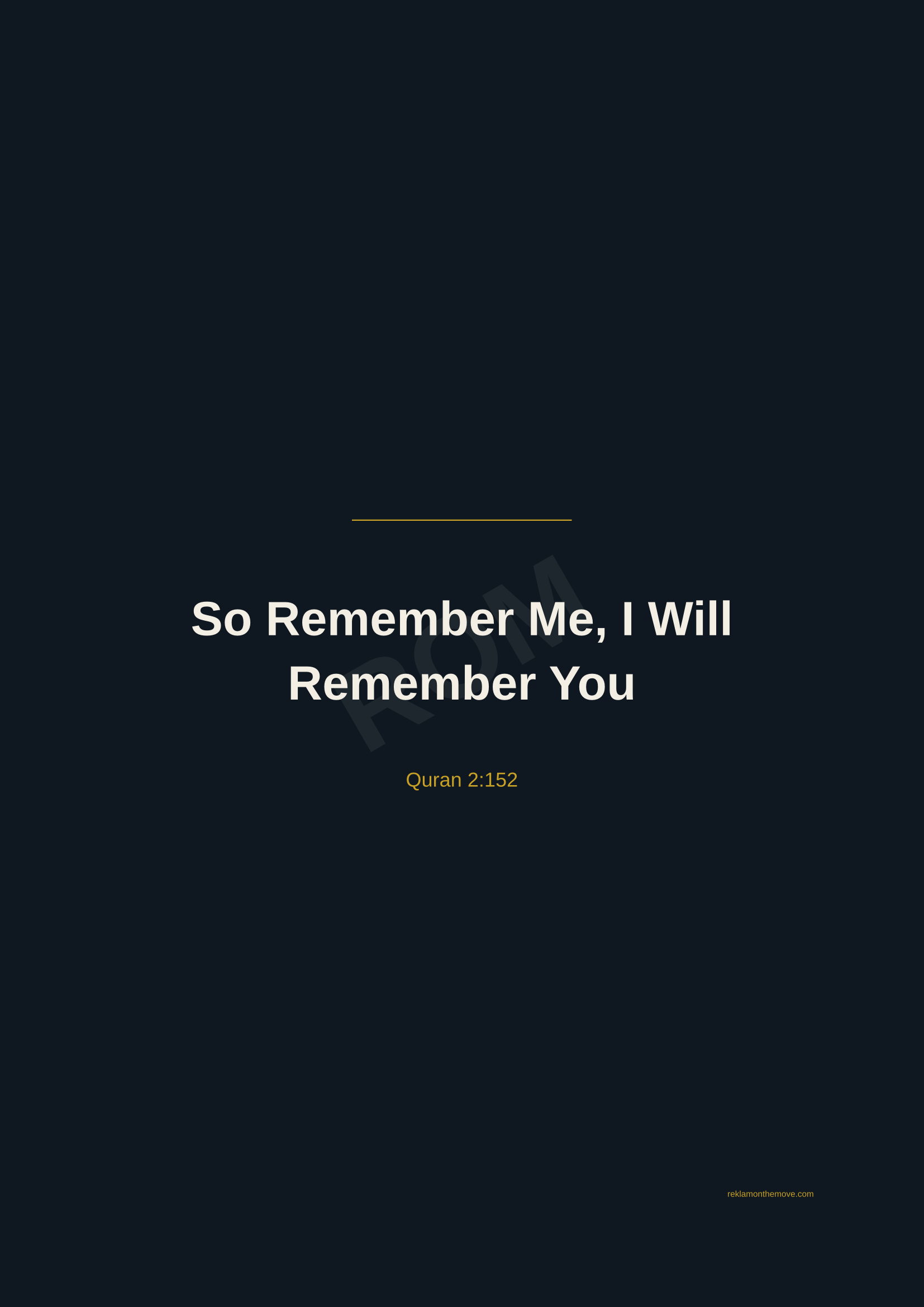 So Remember Me, I Will Remember You · Gece — ROM dijital ürün önizlemesi (filigranlı)