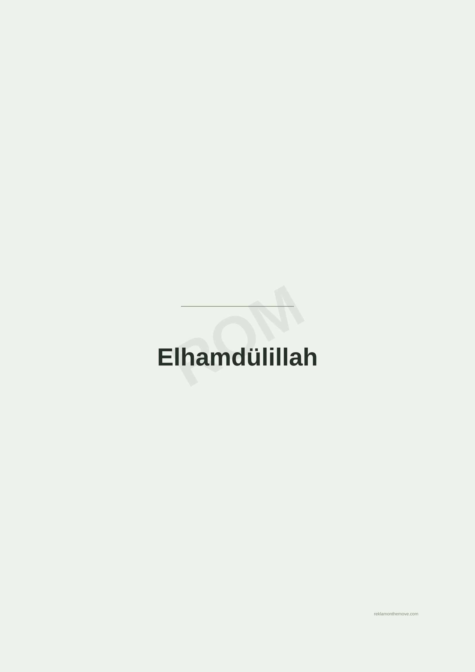 Elhamdülillah · Adaçayı — ROM dijital ürün önizlemesi (filigranlı)