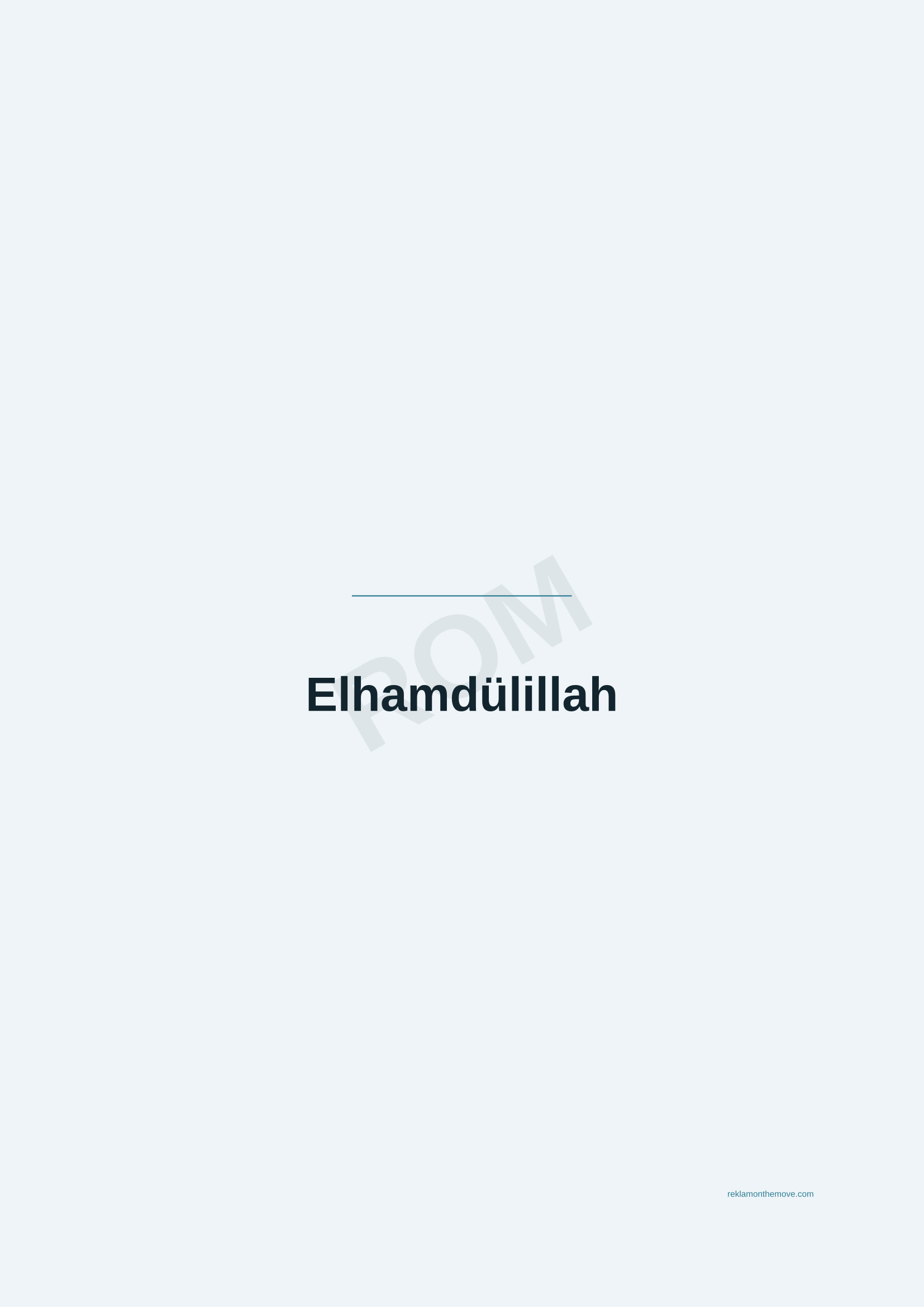 Elhamdülillah · Okyanus — ROM dijital ürün önizlemesi (filigranlı)