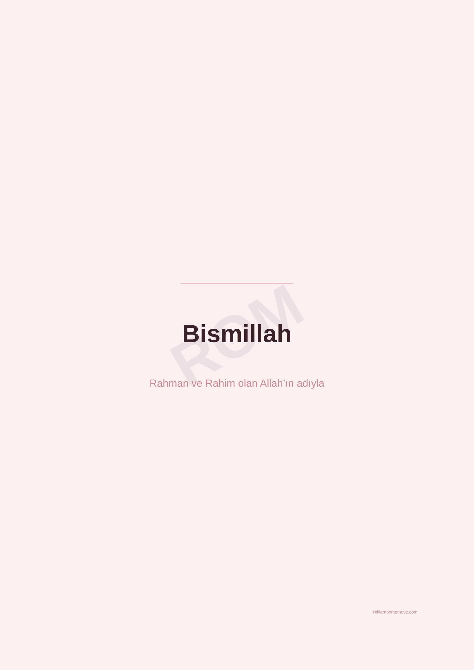 Bismillah · Gül — ROM dijital ürün önizlemesi (filigranlı)