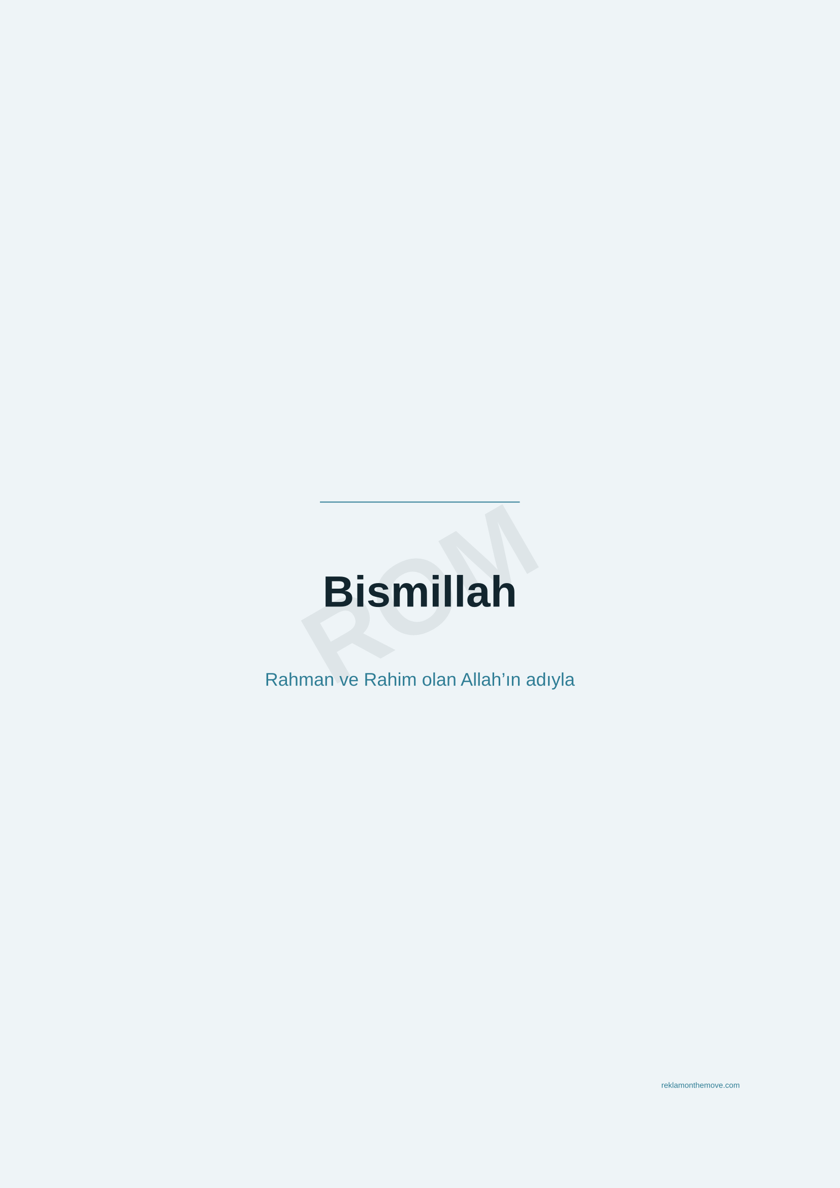 Bismillah · Okyanus — ROM dijital ürün önizlemesi (filigranlı)