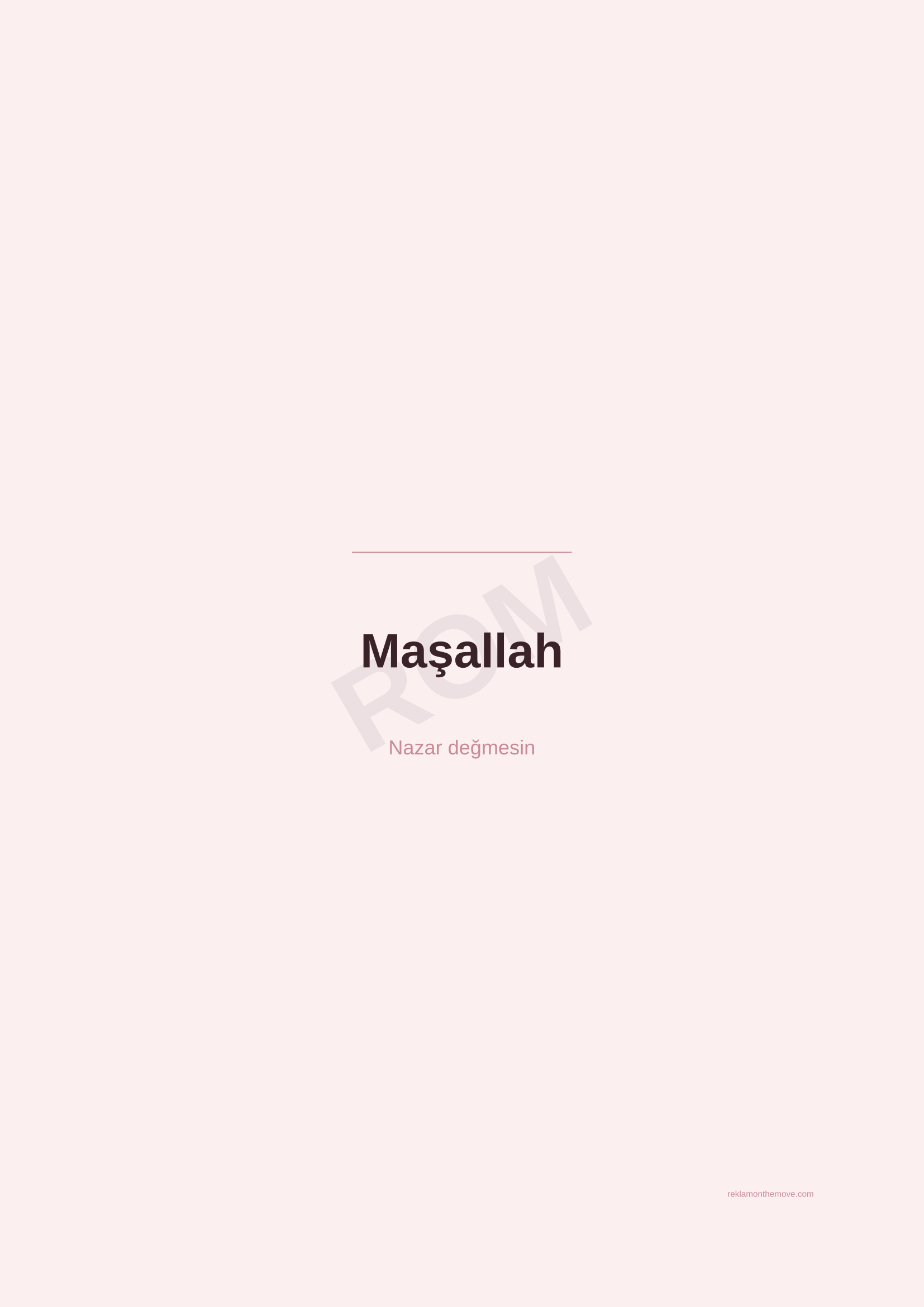 Maşallah · Gül — ROM dijital ürün önizlemesi (filigranlı)