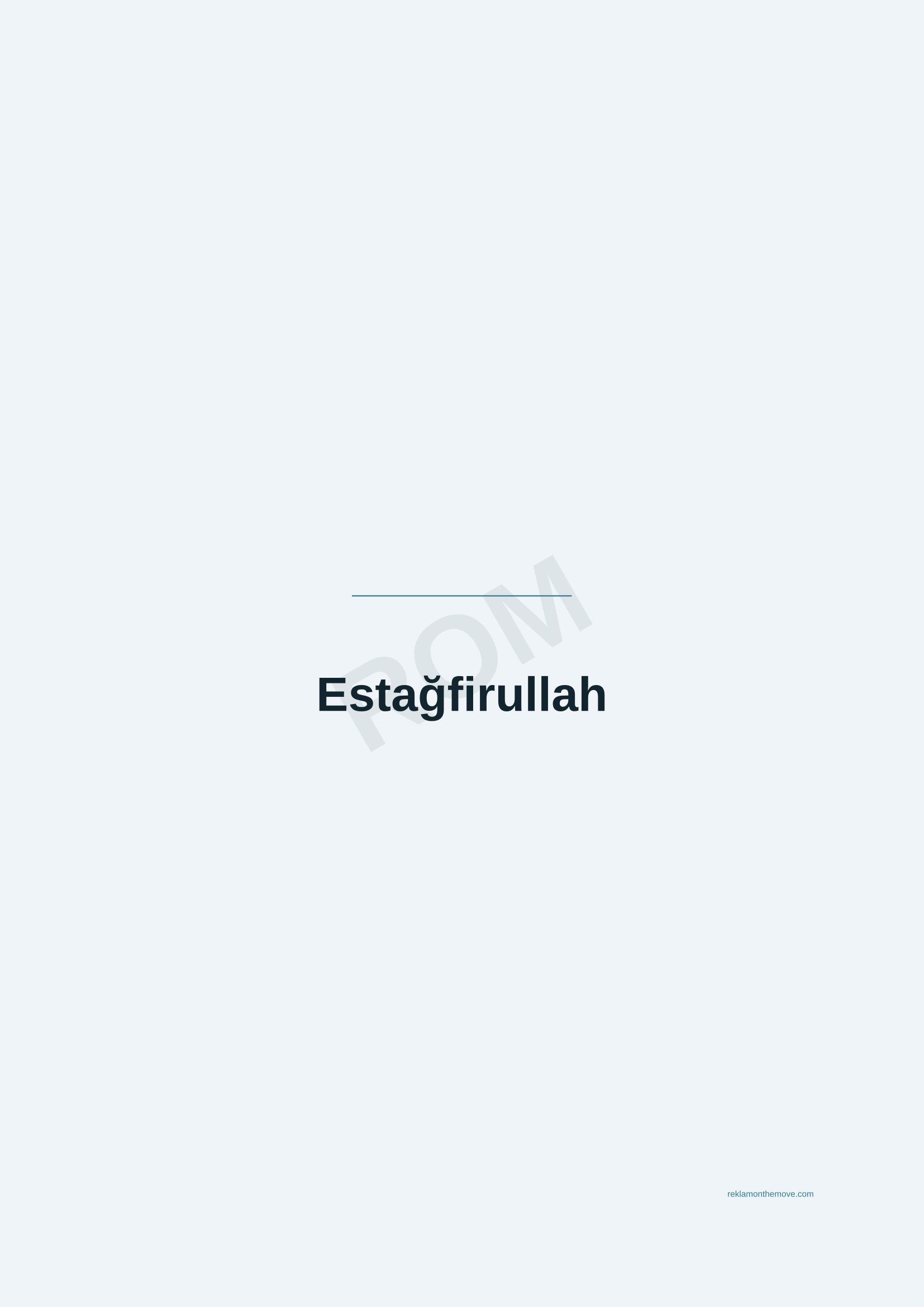 Estağfirullah · Okyanus — ROM dijital ürün önizlemesi (filigranlı)