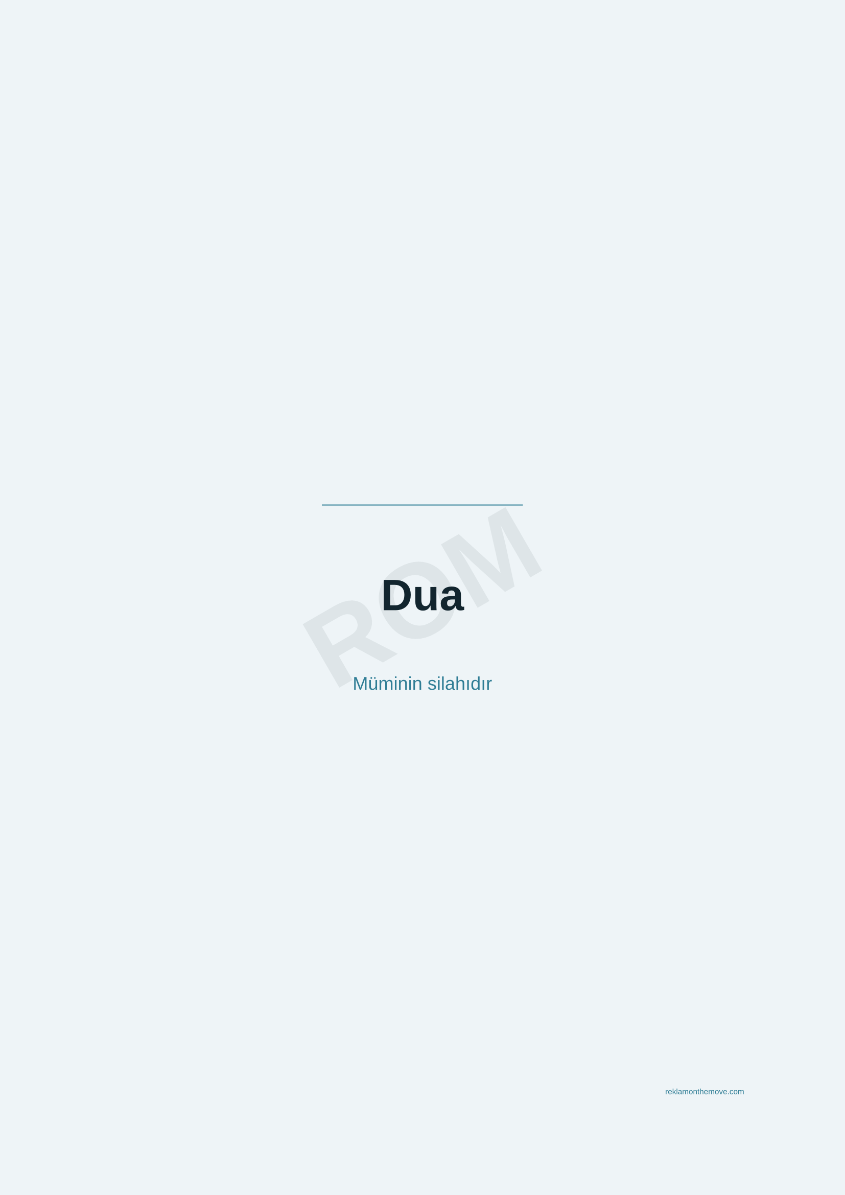 Dua · Okyanus — ROM dijital ürün önizlemesi (filigranlı)