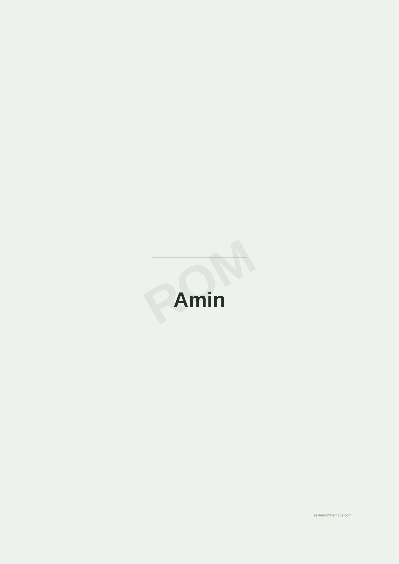 Amin · Adaçayı — ROM dijital ürün önizlemesi (filigranlı)