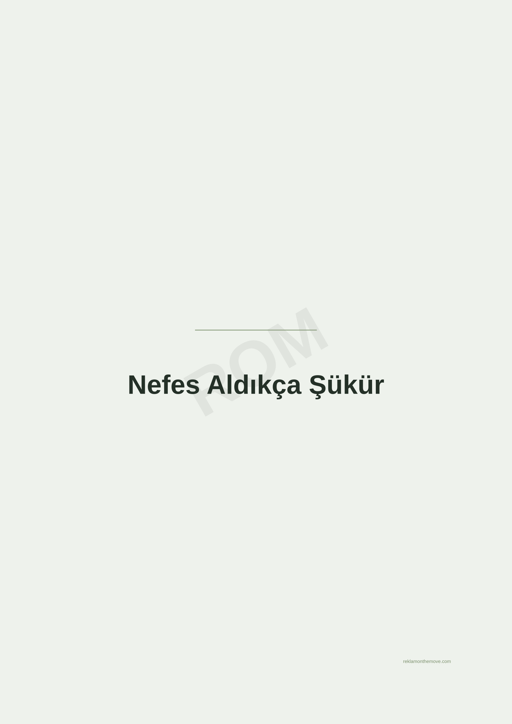 Nefes Aldıkça Şükür · Adaçayı — ROM dijital ürün önizlemesi (filigranlı)